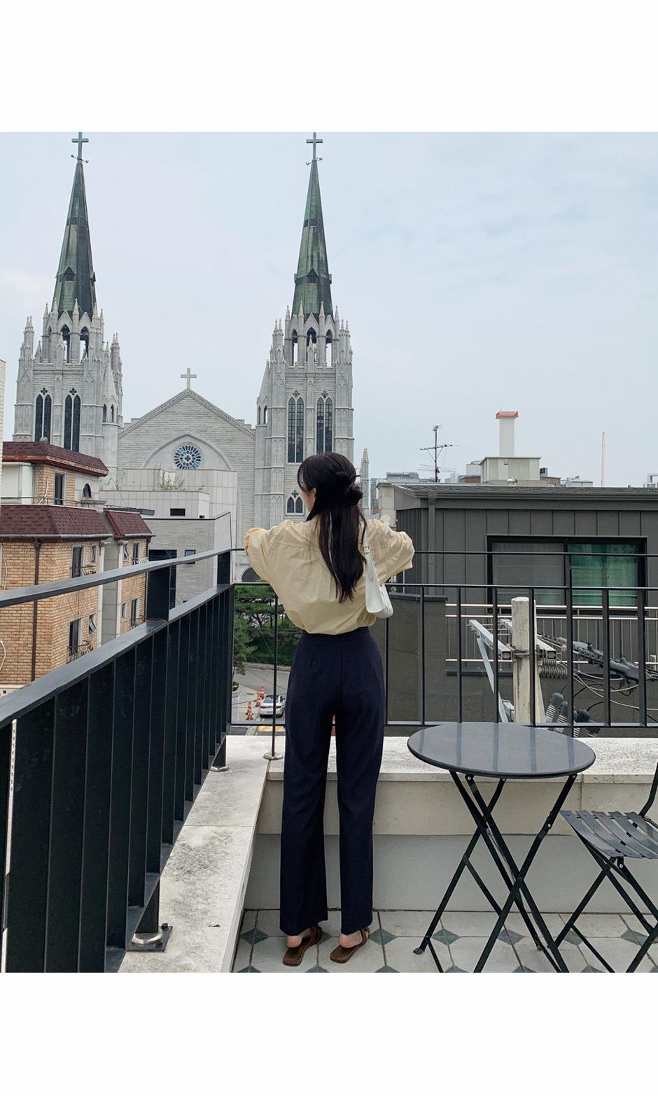 로렌하이 쿨 핀턱 와이드 슬랙스 3