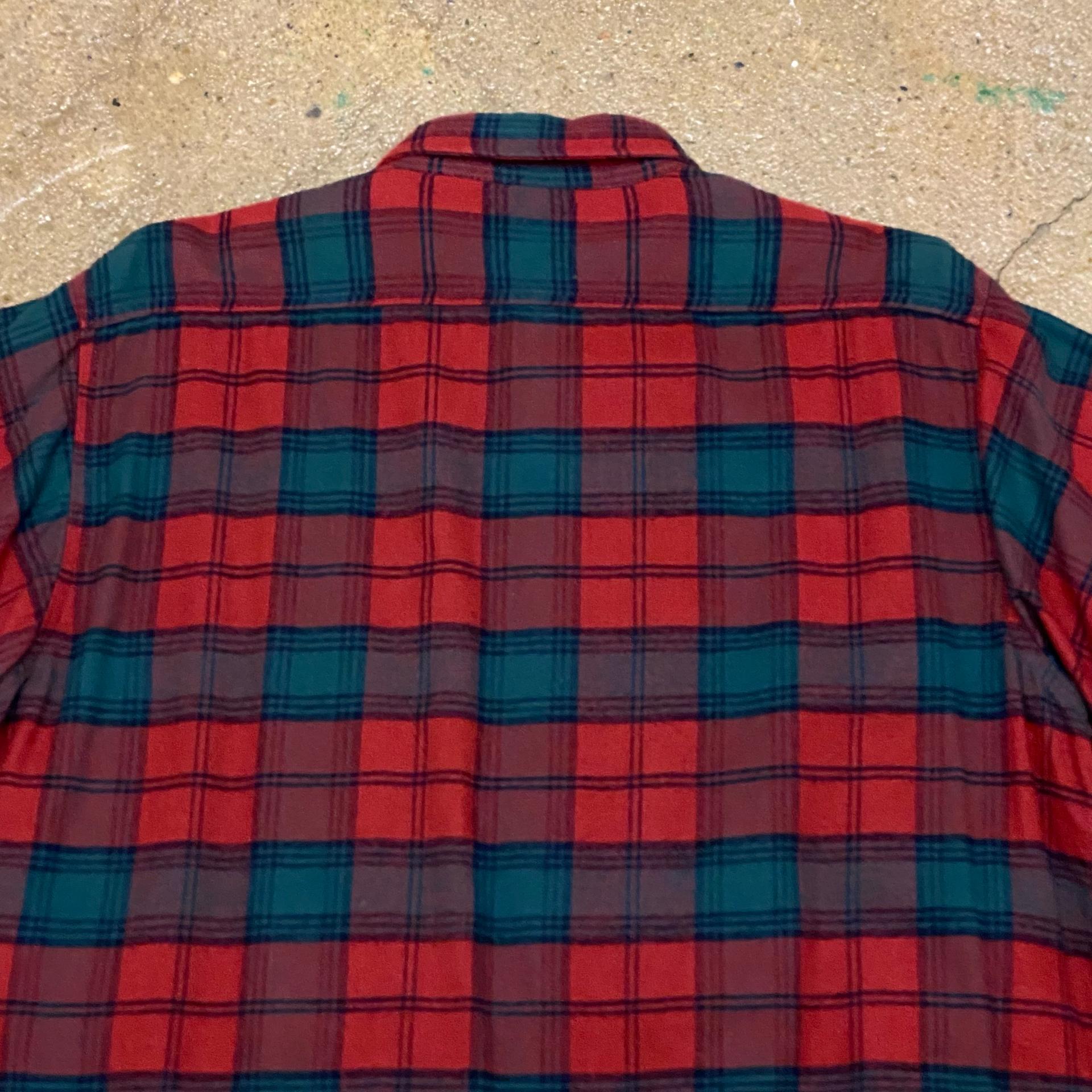 [20%세일] 레어 90s Made in USA 빈티지 엘엘빈 틴슐레이트 면패딩 체크셔츠 3