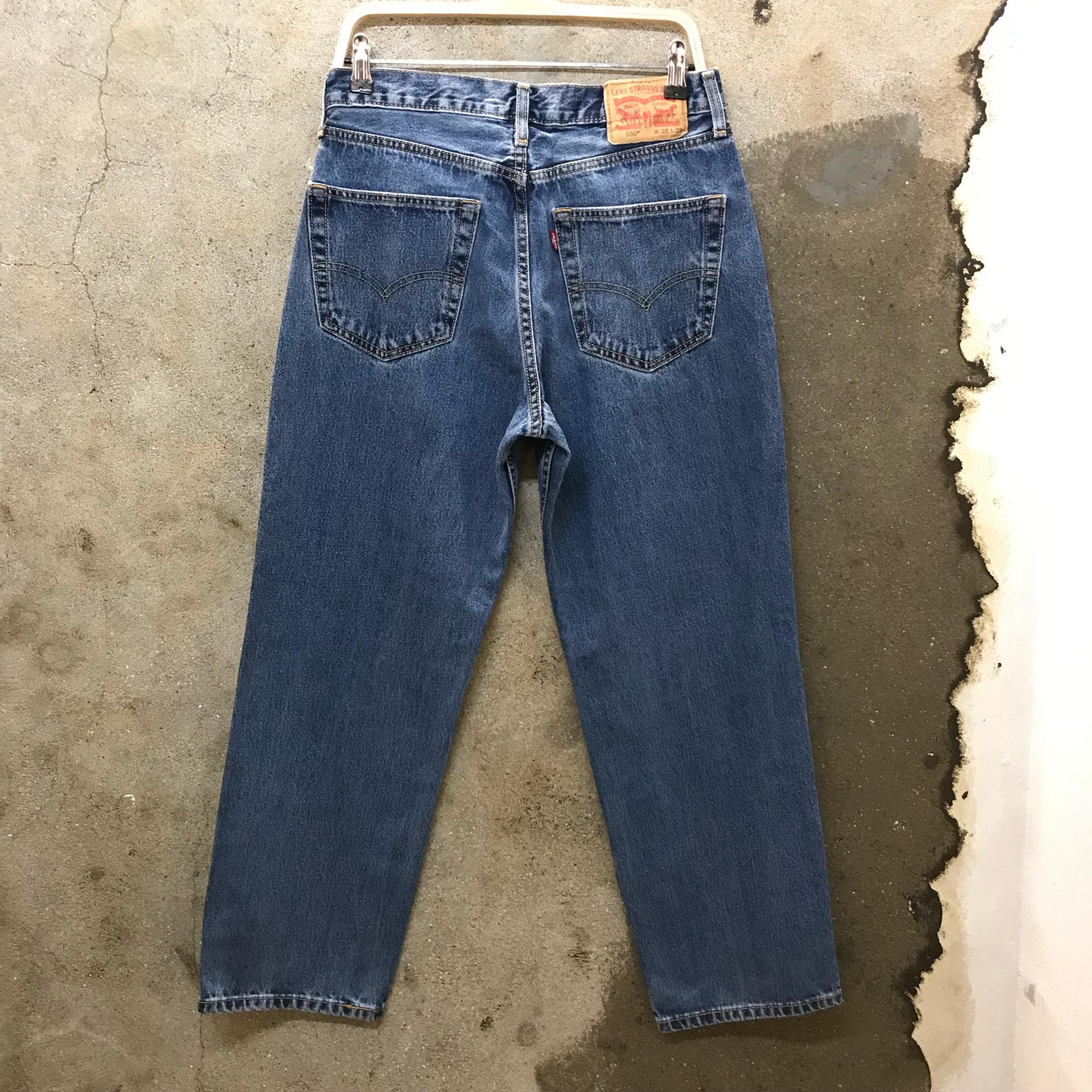 미국빈티지 리바이스 550 중청 청바지 5