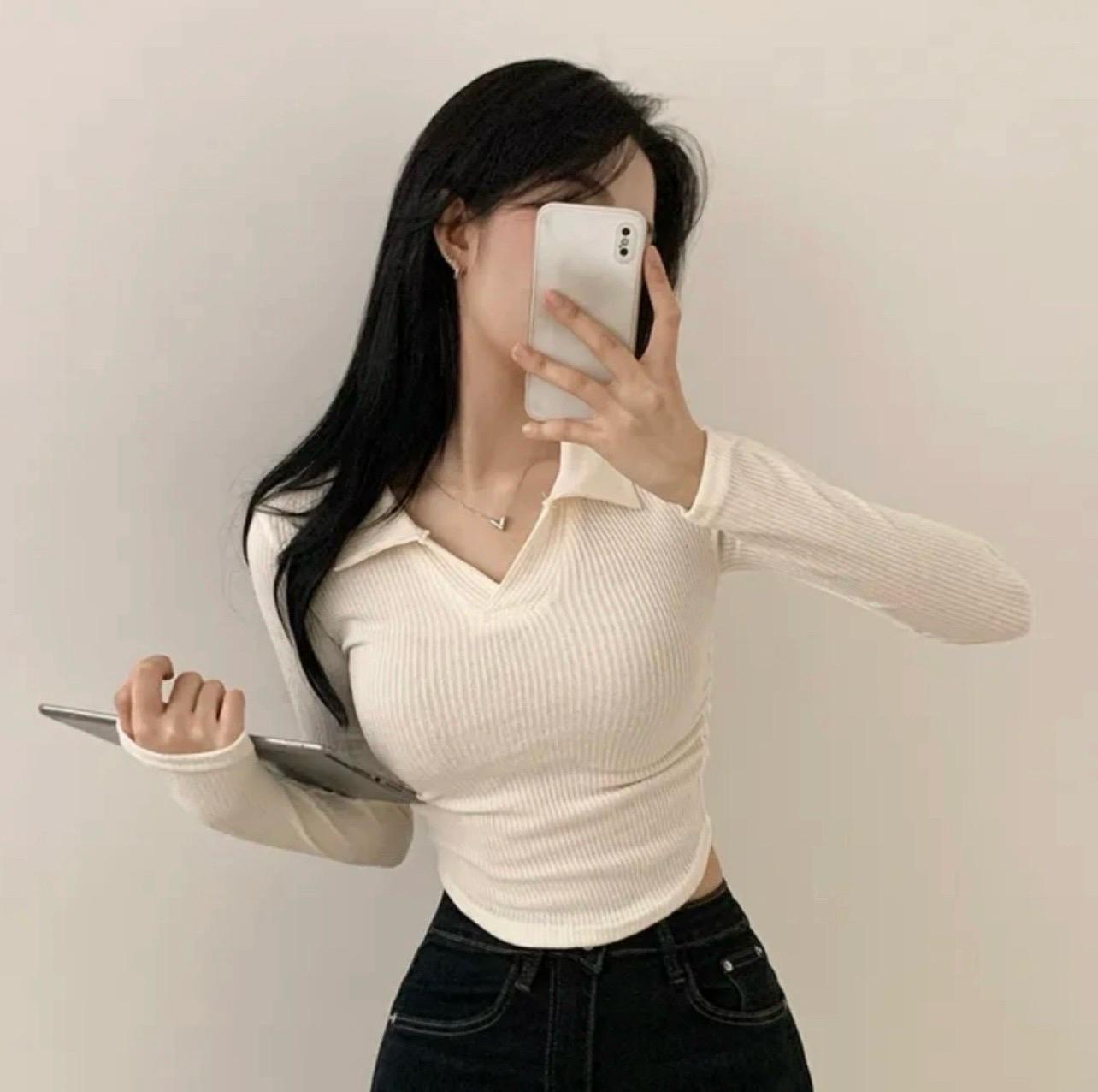 카라넥 긴팔 티셔츠 판매합니다 2