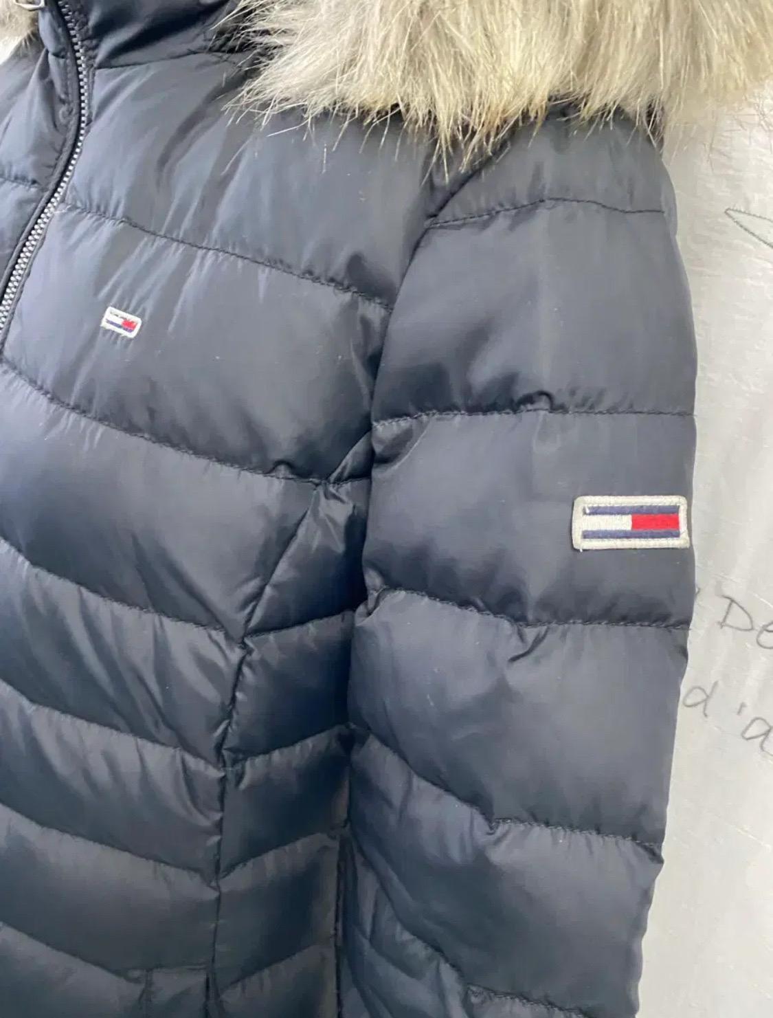 타미힐피거 블랙 여성 오리털 패딩 코트 7
