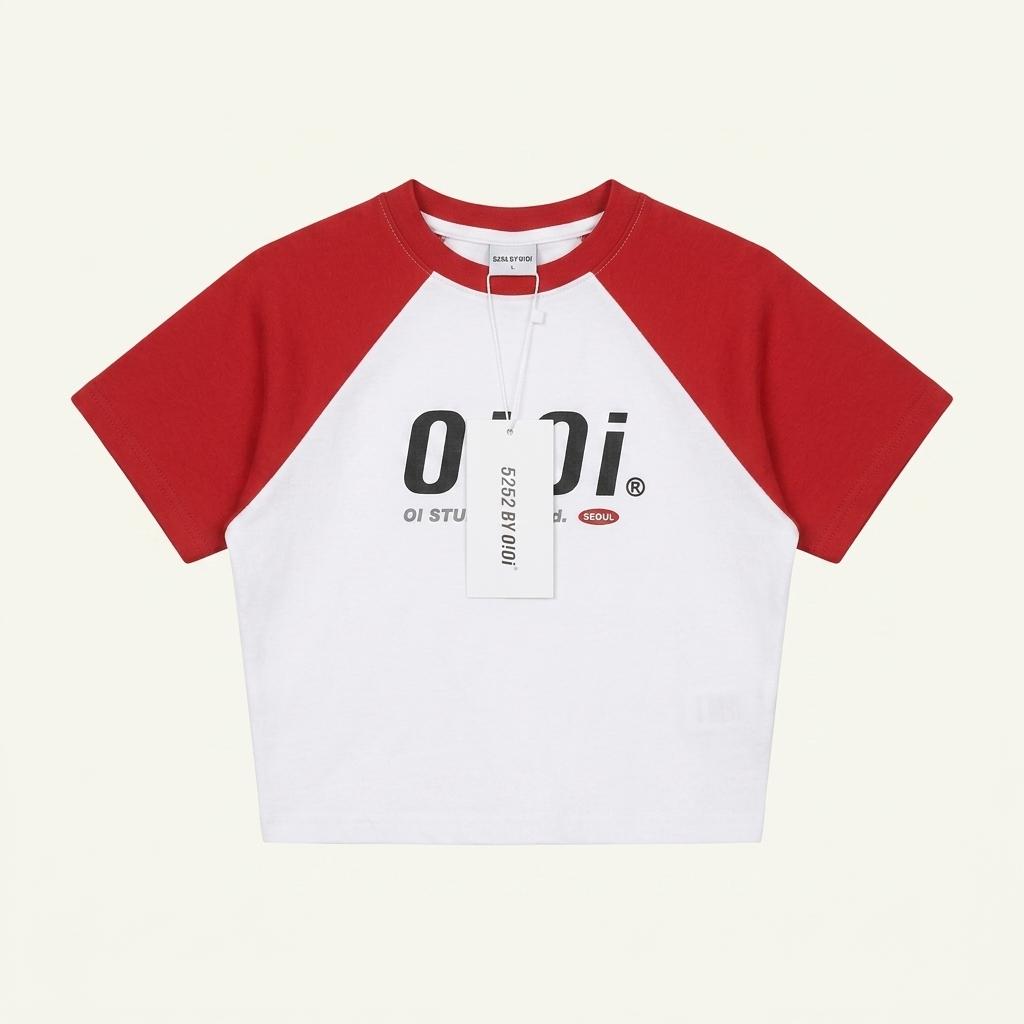 새제품) 5252 by oioi 크롭 반팔티 프리사이즈 1