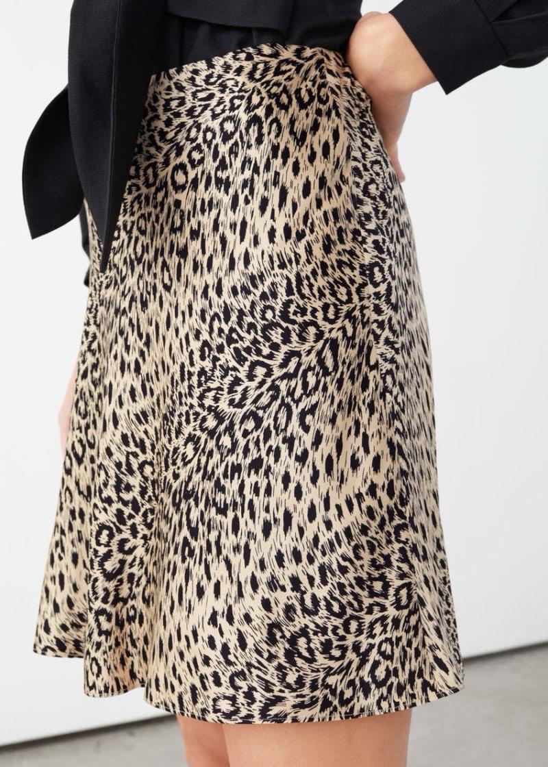 앤아더 스토리즈 SATIN MINI SKIRT LEOPARD _ 레오파드 호피 스커트 치마 5