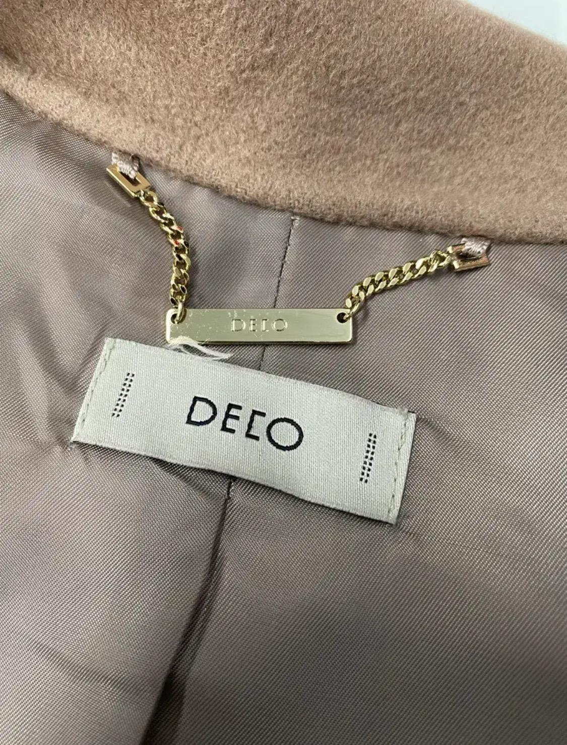 DEEO 울캐시미어 혼방벨트 모카 롱 코트 10