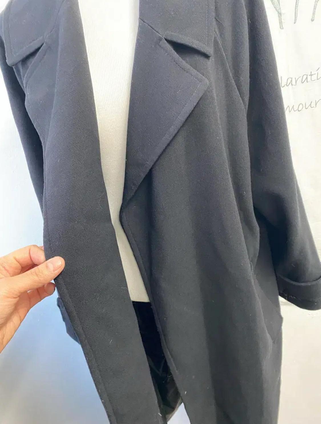 미쏘 MIXXO 노버튼 오픈형 롱 코트 7