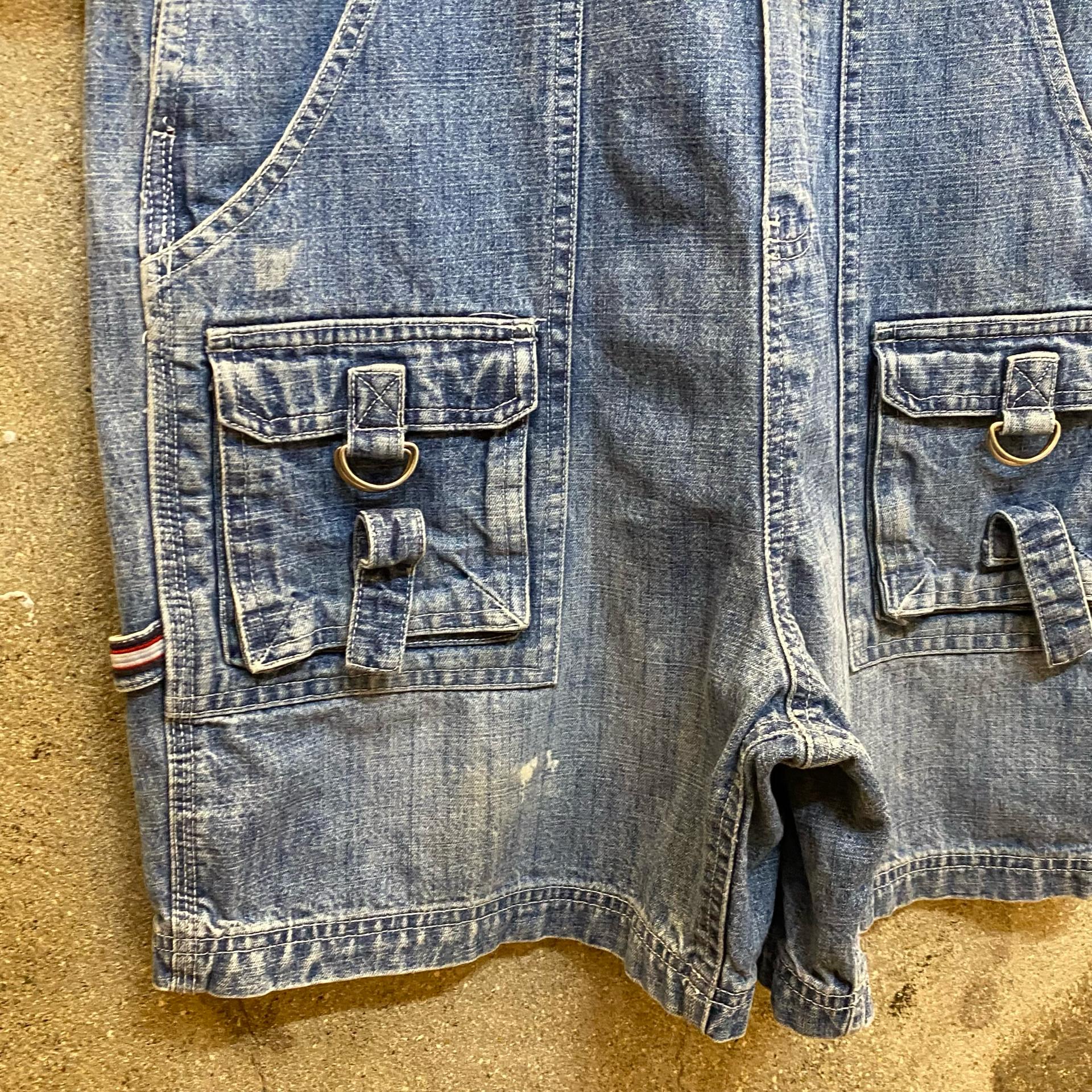 [20%세일] 90s Made in USA 빈티지 루니툰 데님 오버롤 반바지 5