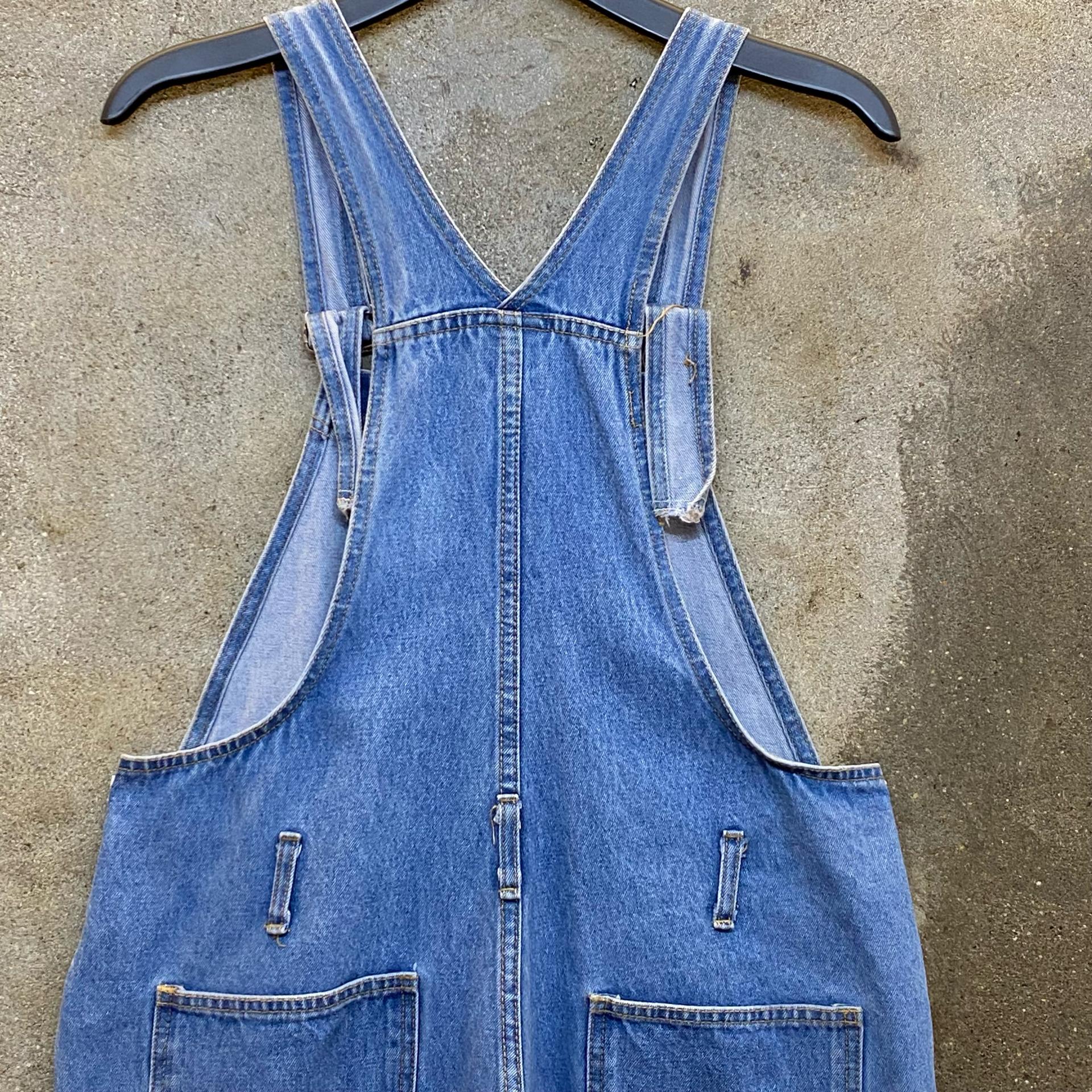 [20%세일] 90s Made in USA 빈티지 루니툰 데님 오버롤 반바지 7