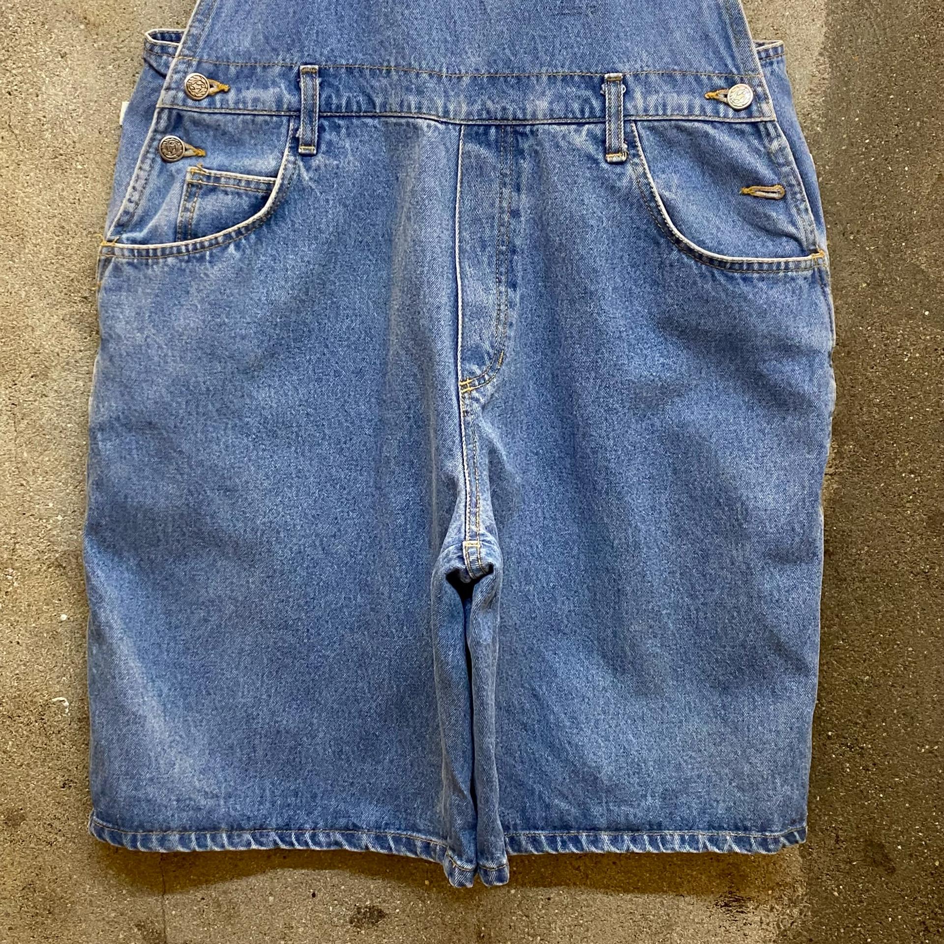 [20%세일] 90s Made in USA 빈티지 루니툰 데님 오버롤 반바지 10