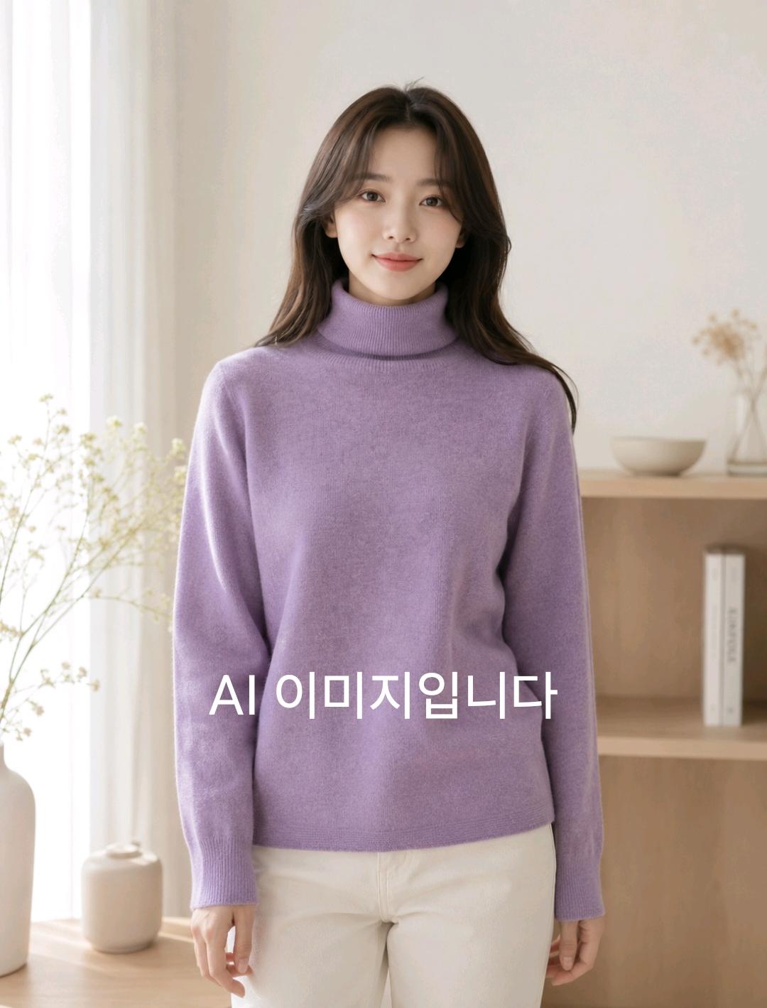 엘비엘 캐시미어100 터틀넥 2