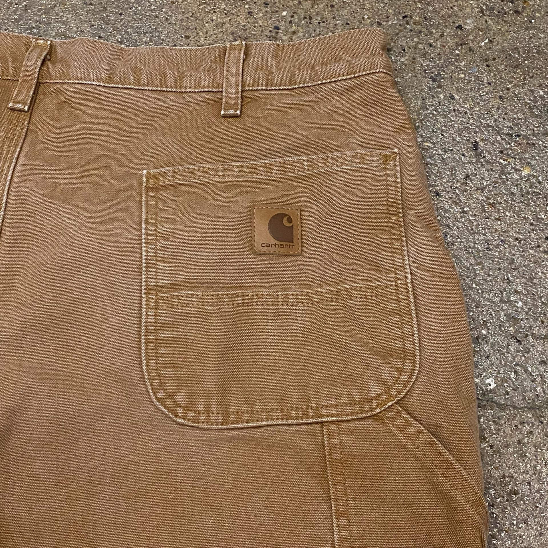 [20%세일] 미국 빈티지 칼하트 샌드스톤 싱글니 워크팬츠 9