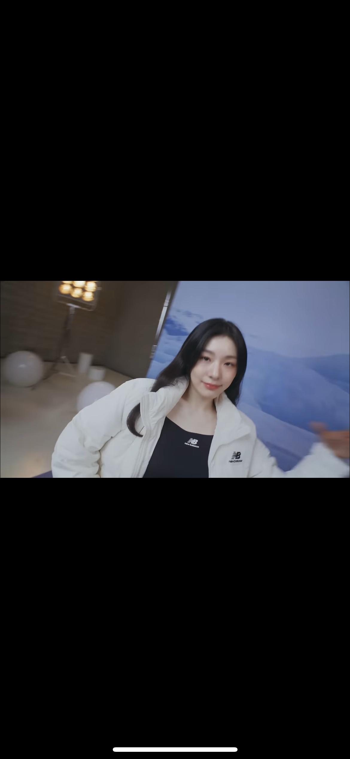 뉴발란스 액티브다운 여성 숏패딩 아이보리 10