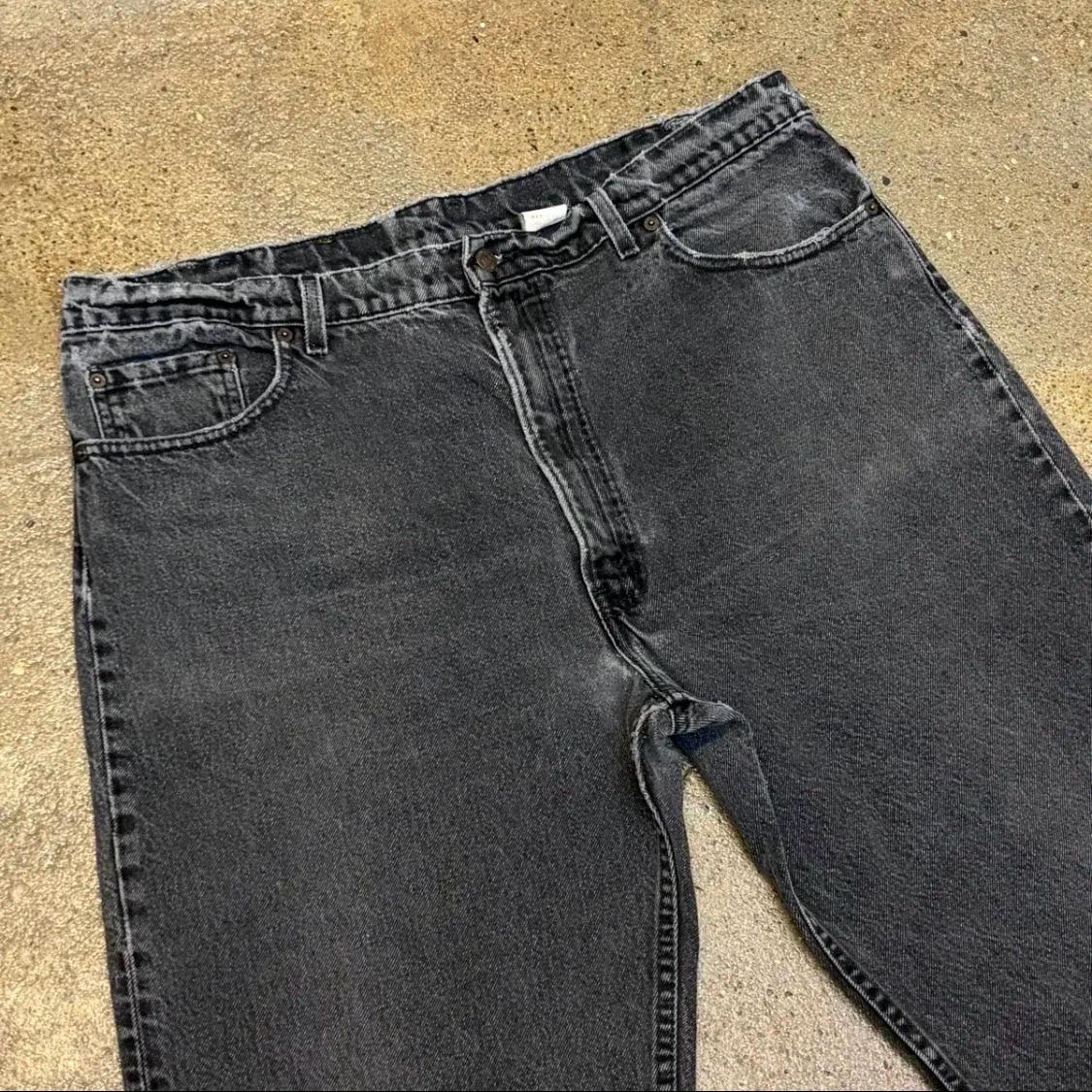 90s Made in USA 미국 빈티지 리바이스 베기핏 흑청 블랙진 4