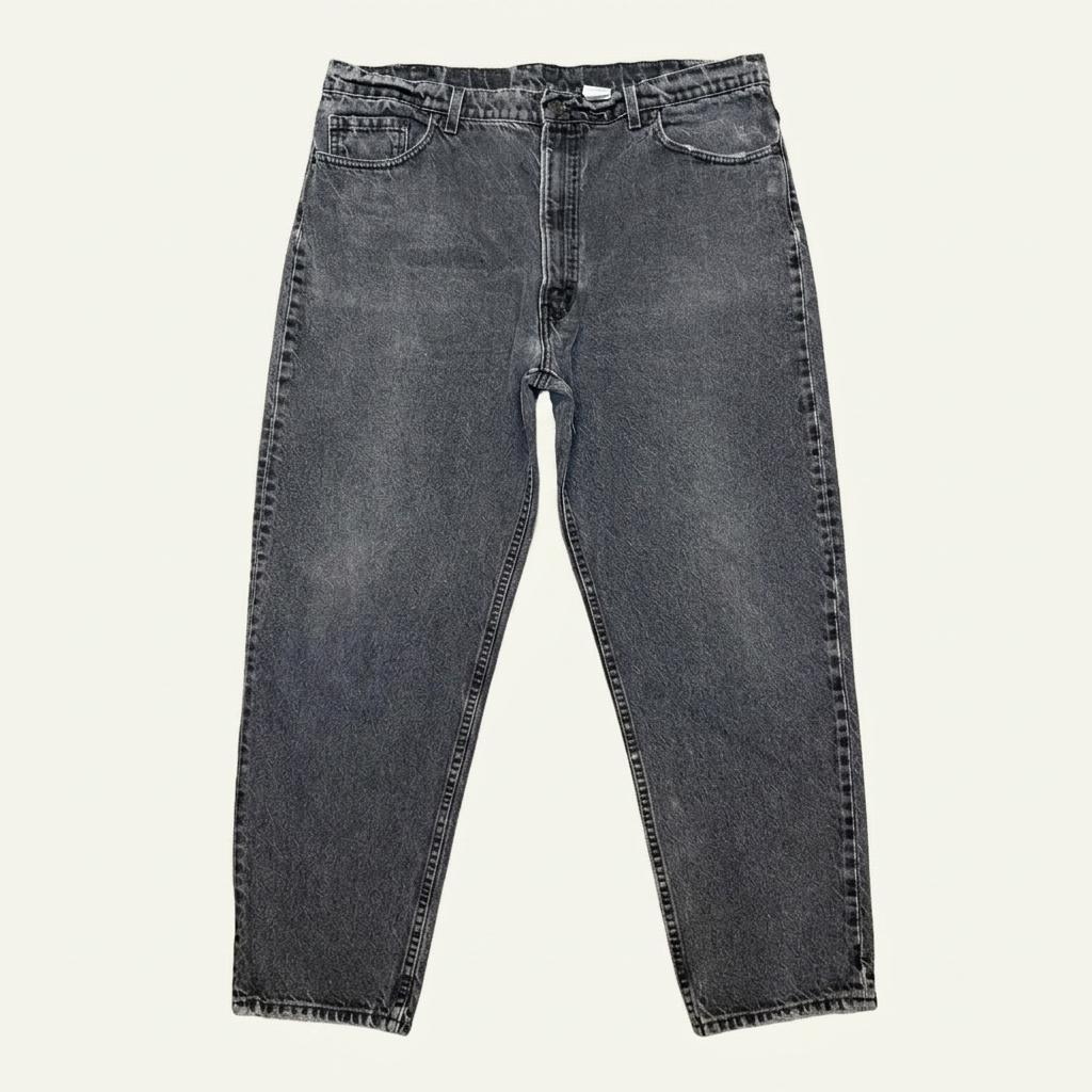 90s Made in USA 미국 빈티지 리바이스 베기핏 흑청 블랙진 1