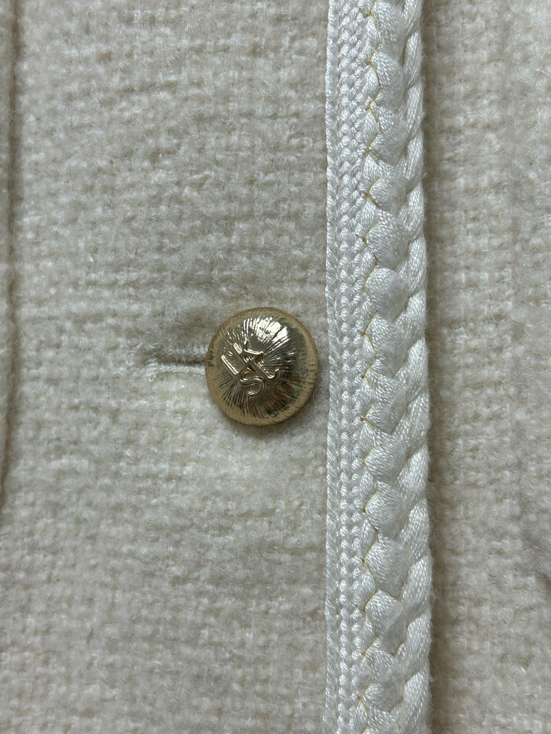 룩캐스트 로지트리밍 울 트위드 자켓 3