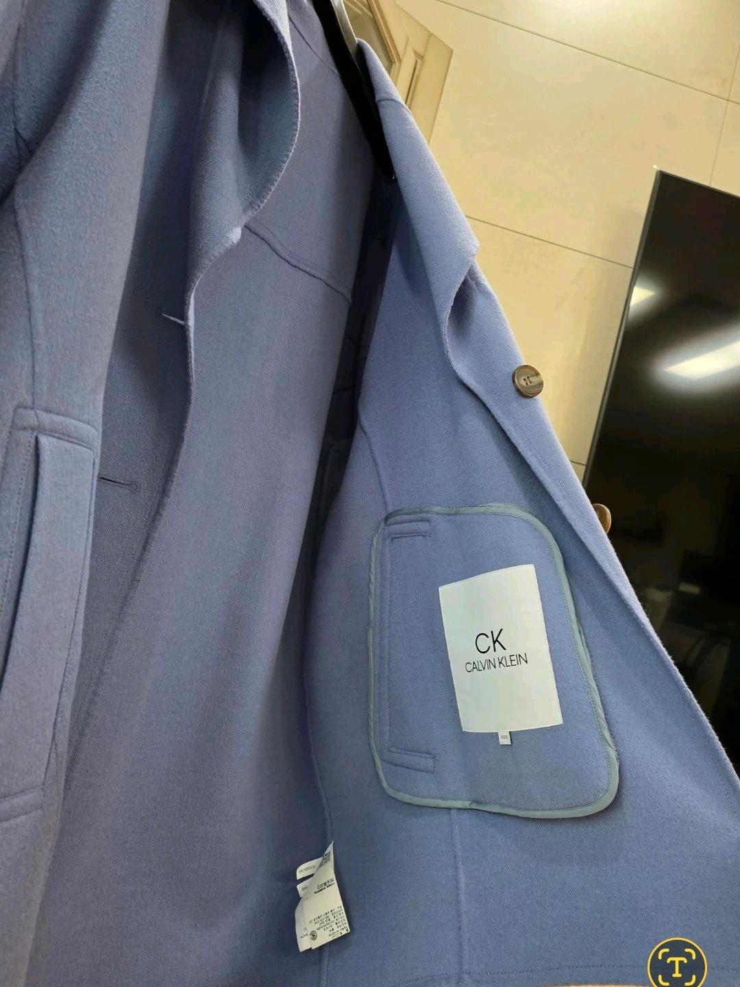 Calvin Klein 연보라색 코트 5