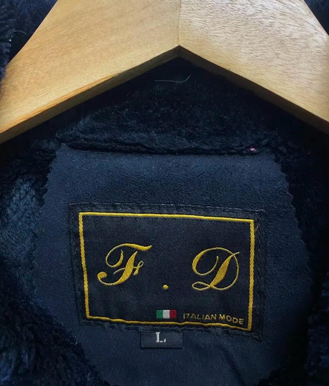 F.D 블랙 항공 퍼무스탕 L 8