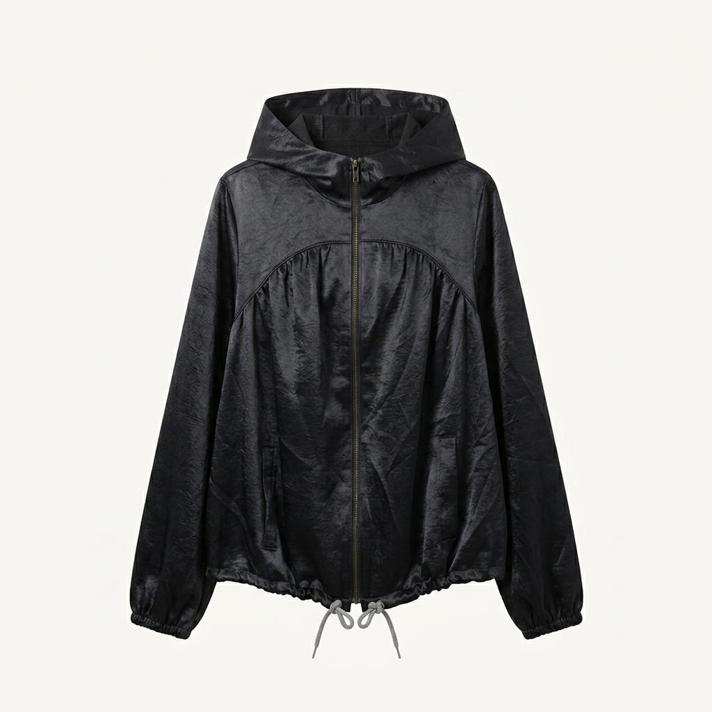 안나수이ANNA SUI 새틴 바람막이 자켓 1