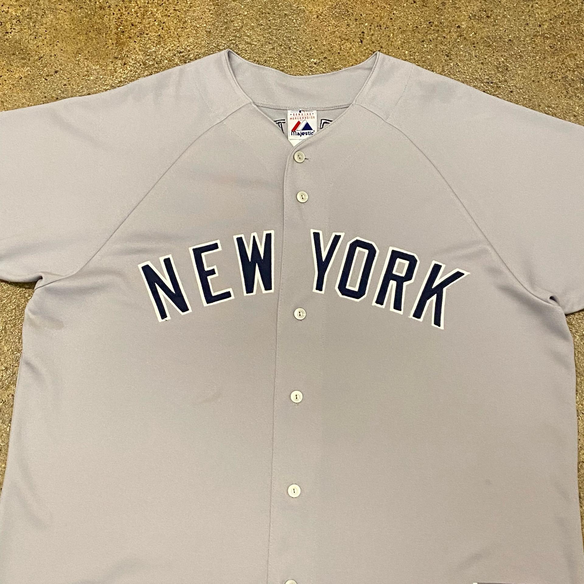 [20%세일] 90s Made in USA 마제스틱 MLB 뉴욕양키스 지터 야구유니폼 3