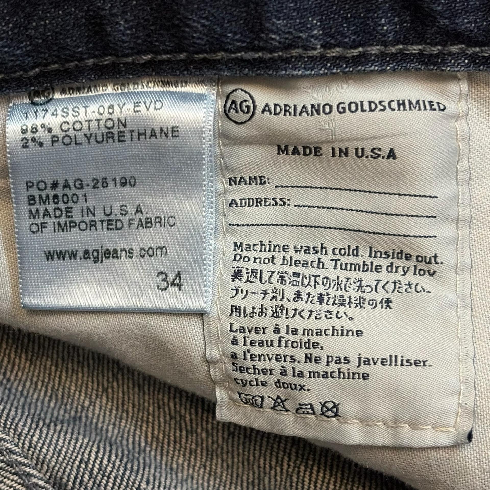 [10%세일] 90s Made in USA 빈티지 아드리아노 골드슈미드 청바지 데님팬츠 8