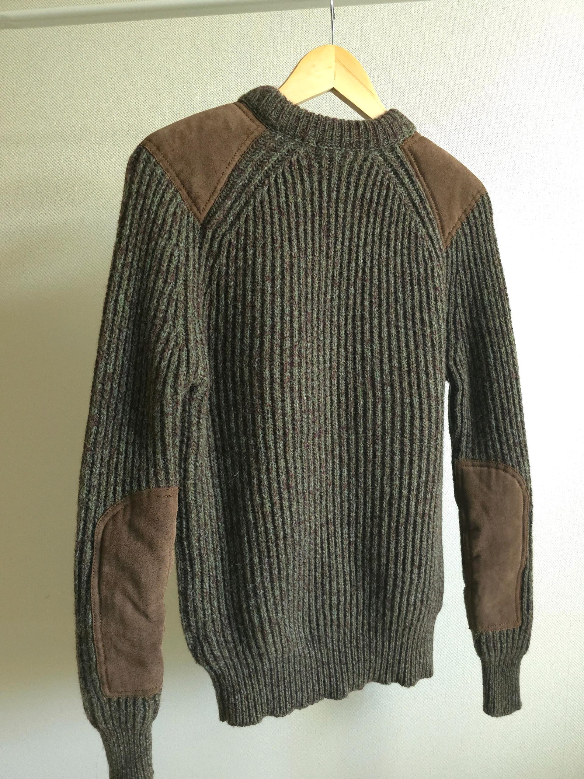 Polo Ralph Lauren 정품 케이블 스웨이드패치 울알파카 헤비스웨터 니트) 8