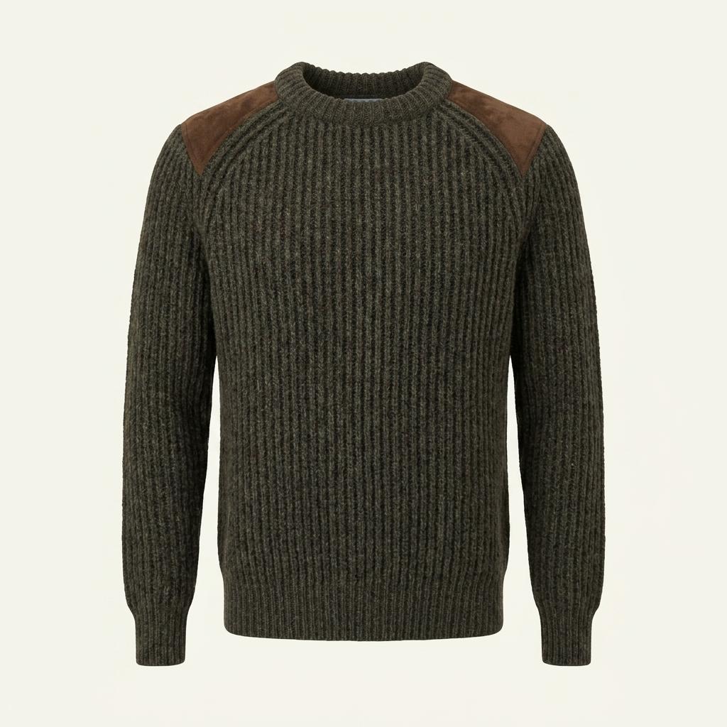 Polo Ralph Lauren 정품 케이블 스웨이드패치 울알파카 헤비스웨터 니트) 1