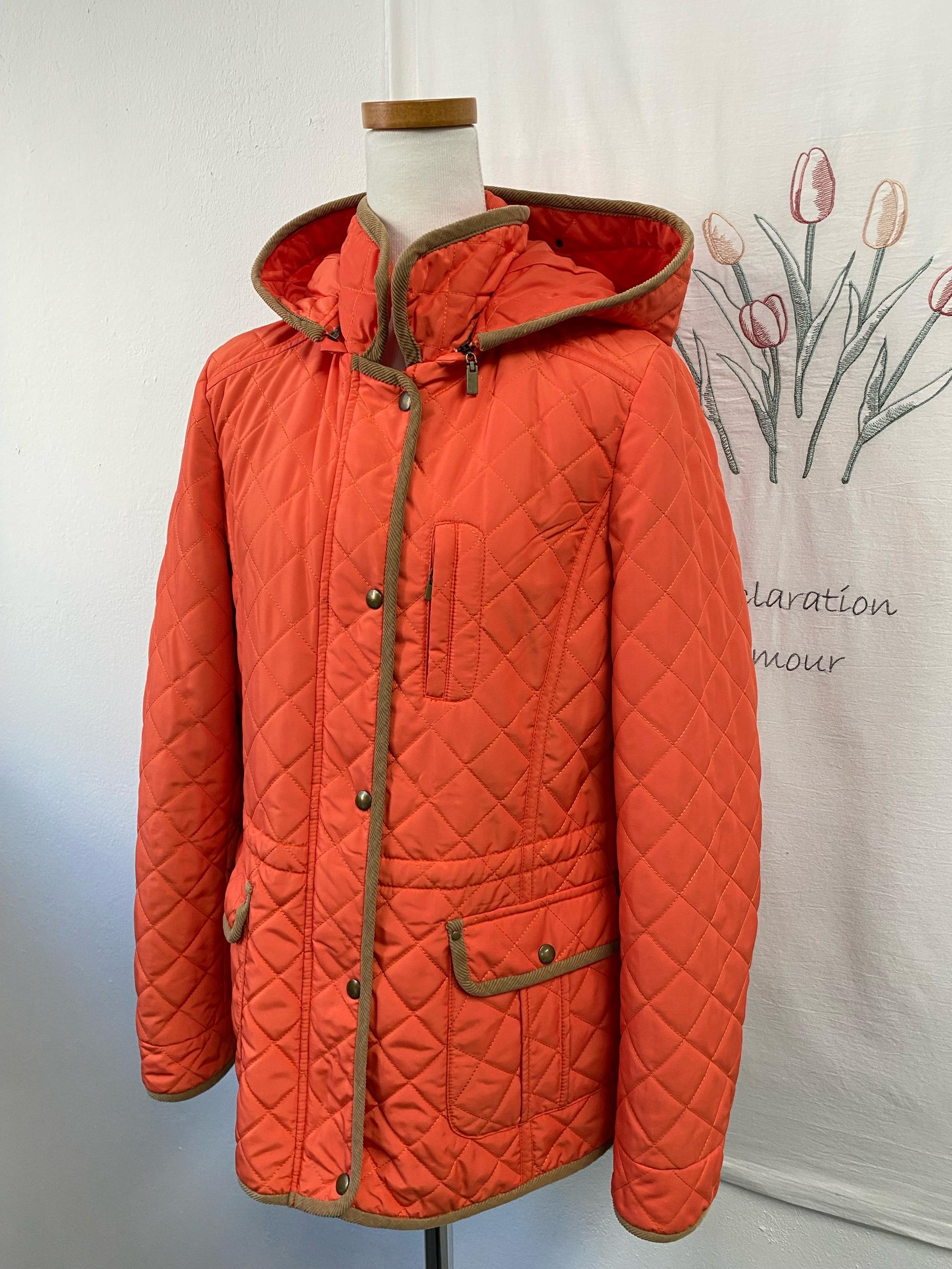 BCBG 오렌지 퀼팅 패딩 후드 자켓 5