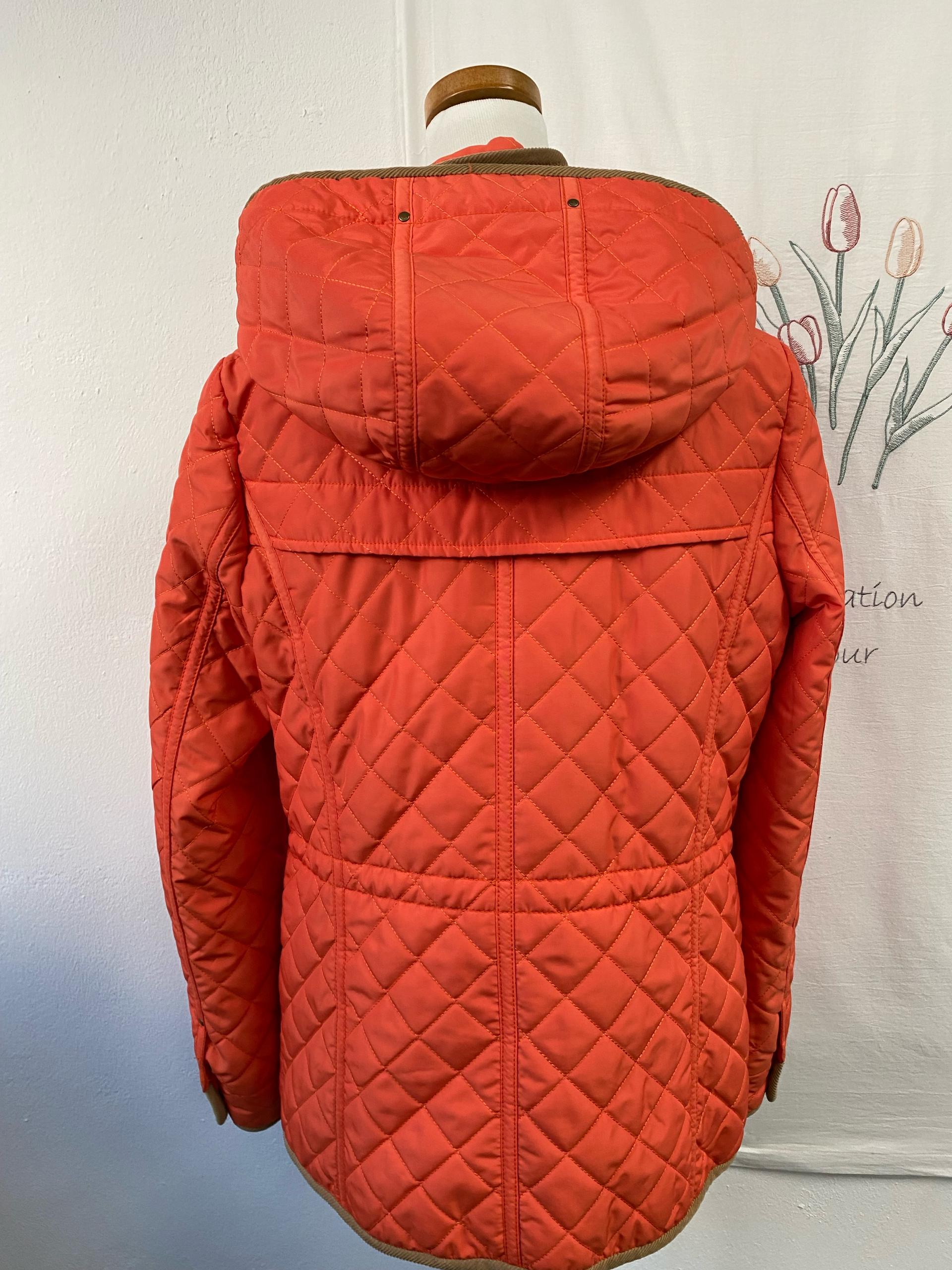 BCBG 오렌지 퀼팅 패딩 후드 자켓 7