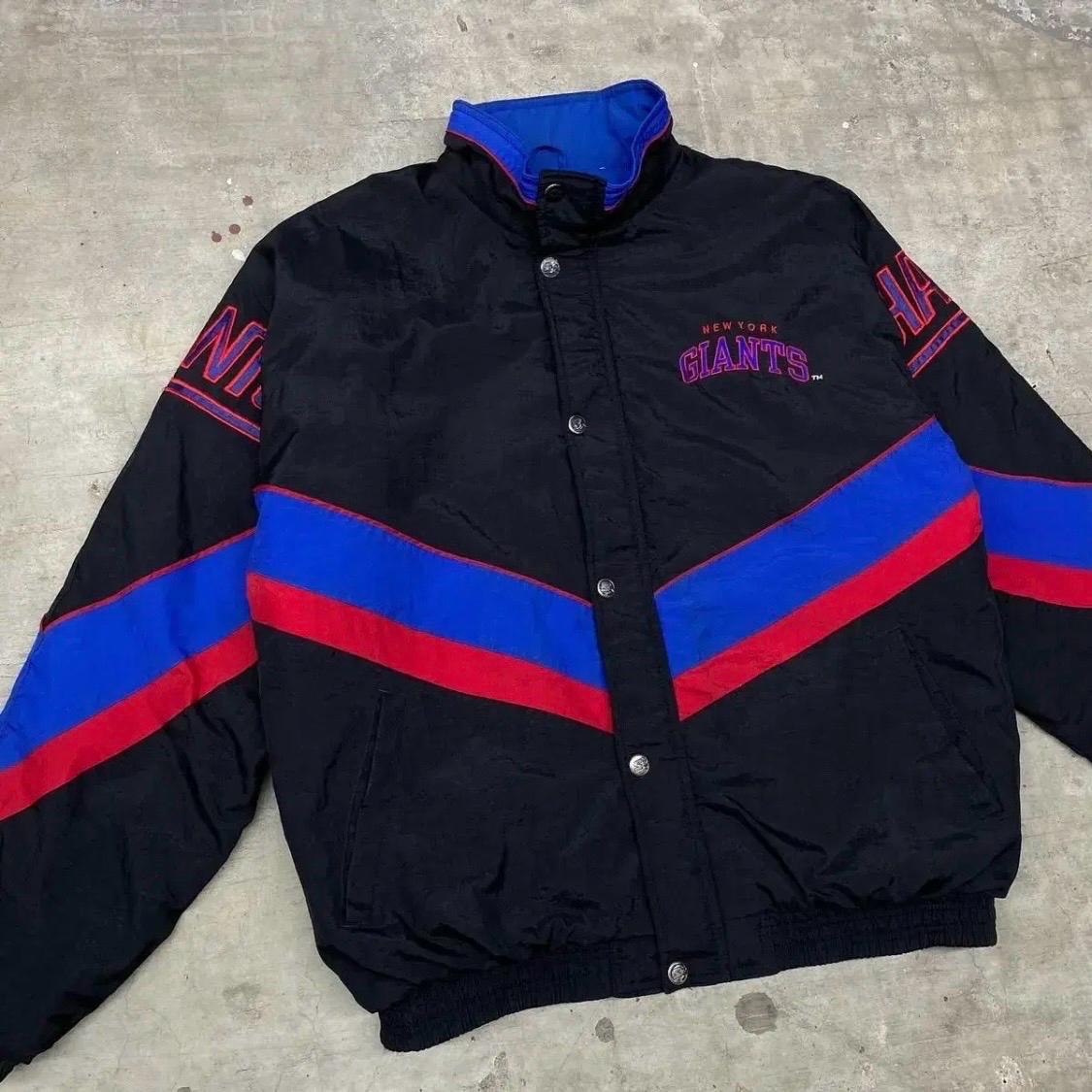 [30%세일]90s 미국빈티지 스타터 NFL 뉴욕자이언트 패딩점퍼 4