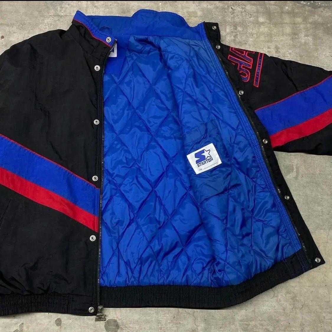 [30%세일]90s 미국빈티지 스타터 NFL 뉴욕자이언트 패딩점퍼 5