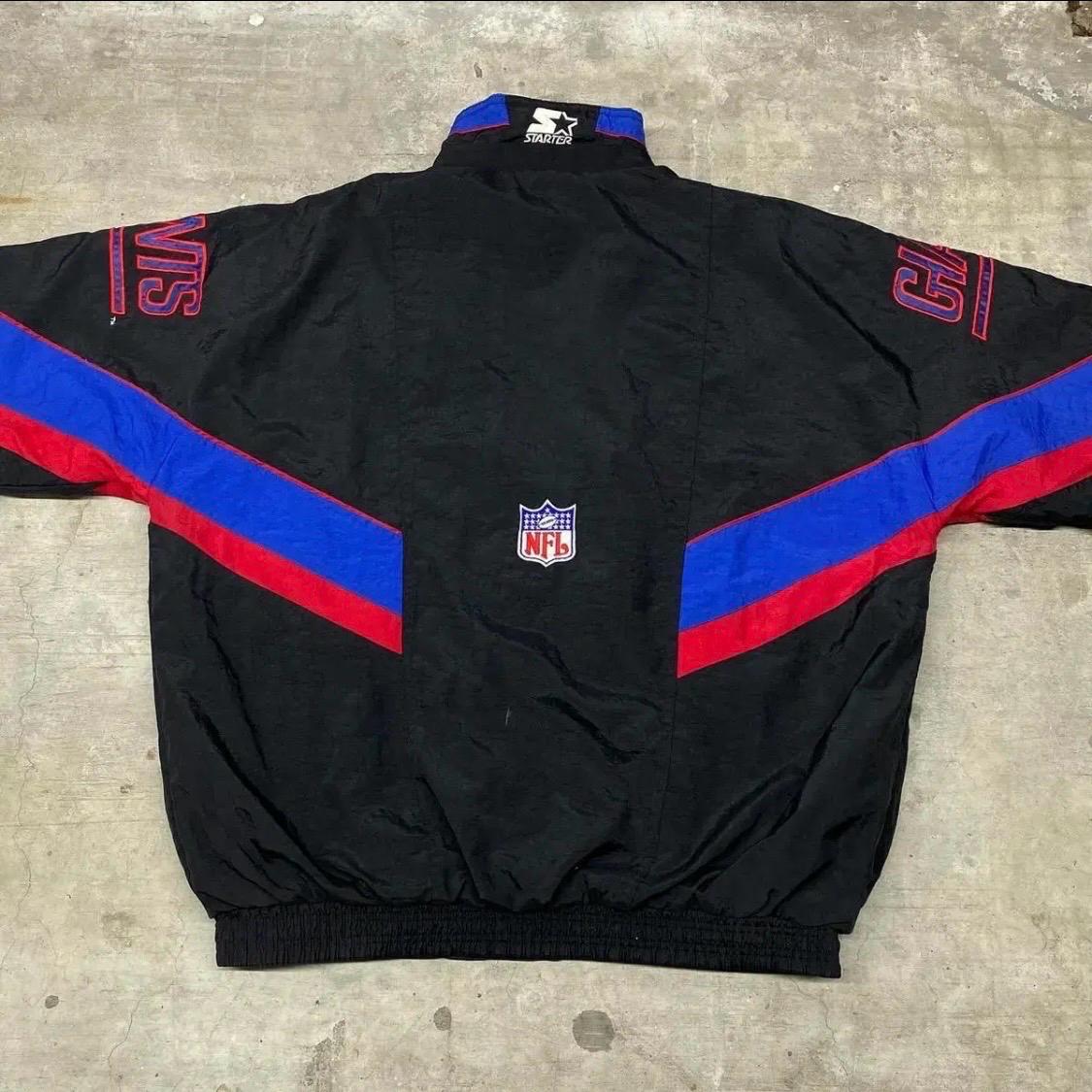 [30%세일]90s 미국빈티지 스타터 NFL 뉴욕자이언트 패딩점퍼 7