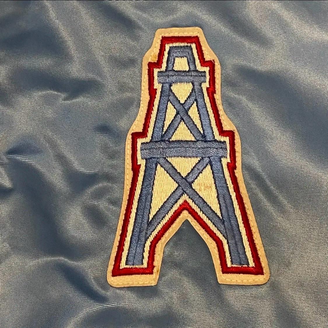 90s Made in USA 빈티지 척라인 NFL 오일러스 스타디움 패딩 5