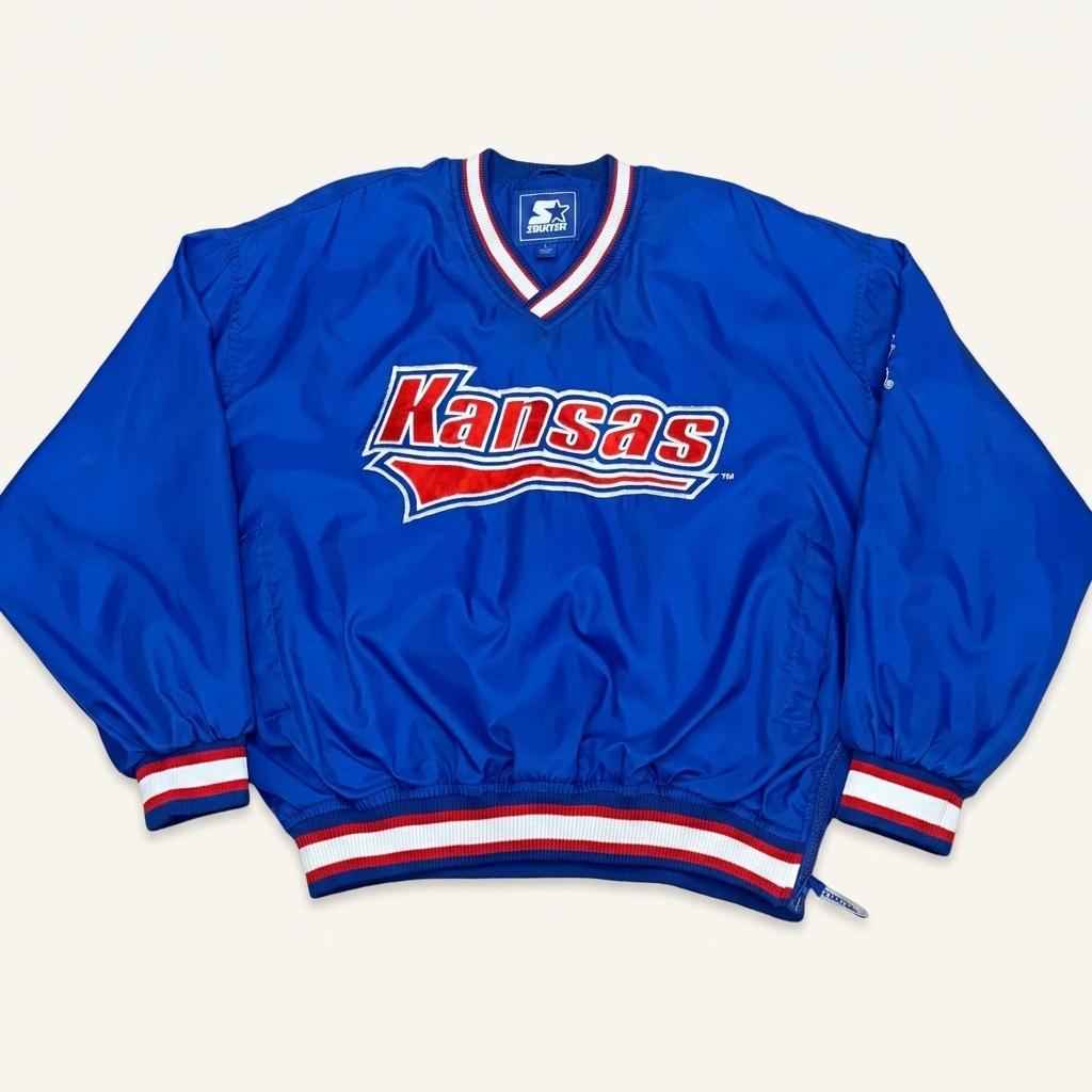[30%세일] 90s Made in KOREA 샹산 미국 빈티지 스타터 캔자스 풀오버 1