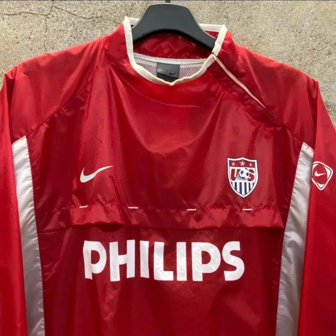 [10%세일] 2002년 나이키 USA 축구국대 선수용 하이드로탑 바람막이 3