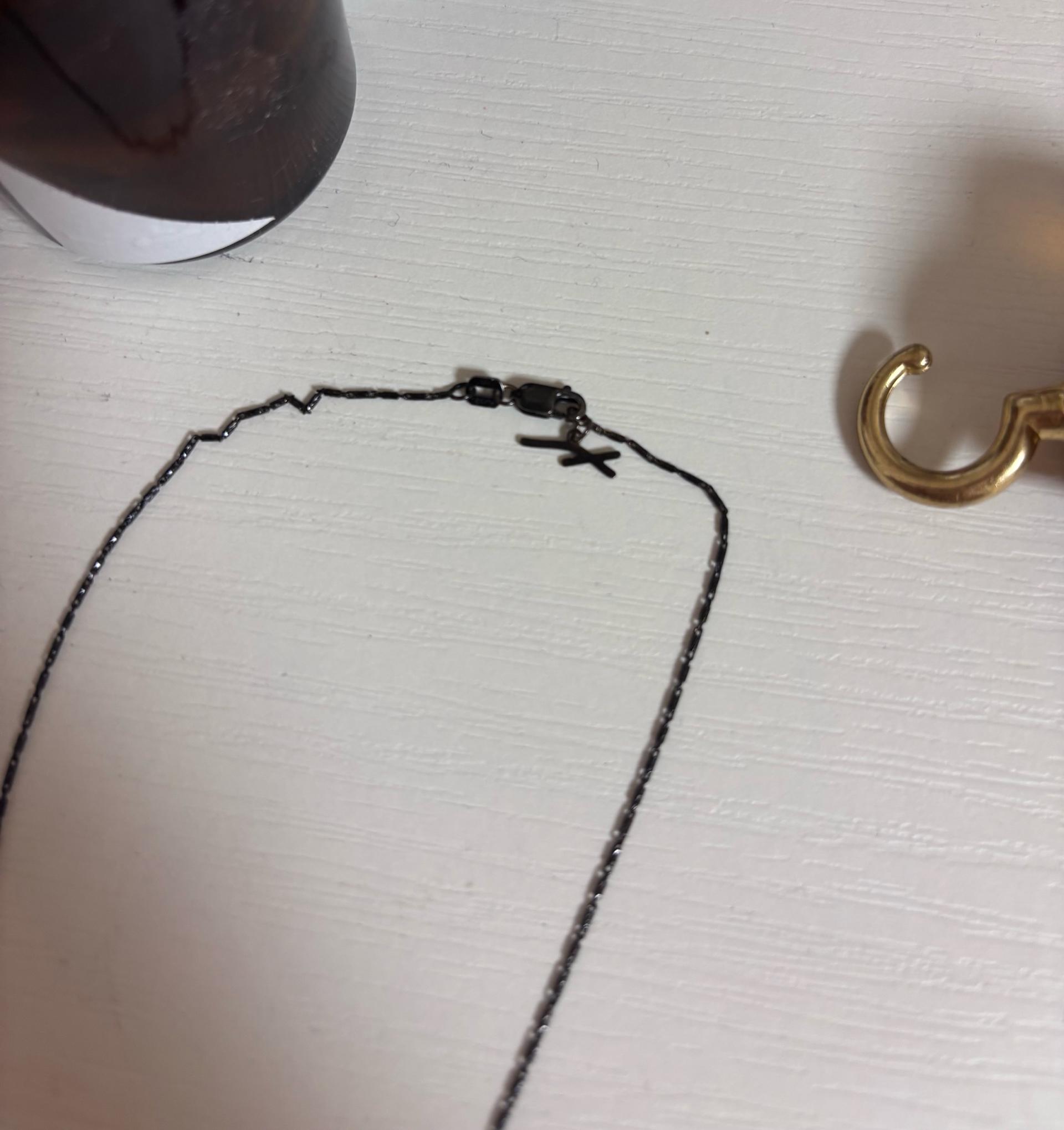 페르테 루메 블랙 골드 14k 목걸이 6
