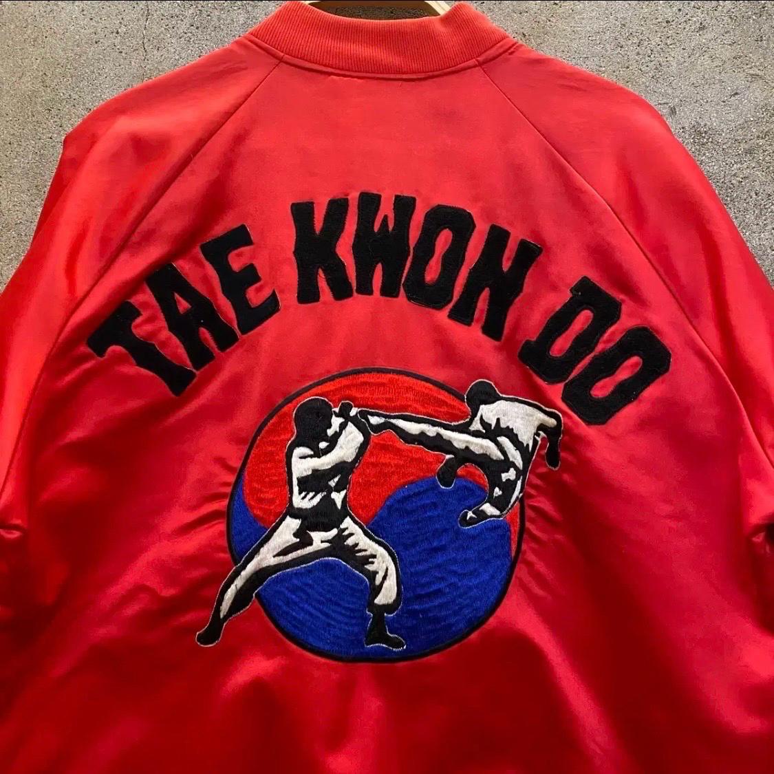 레어 90s USA 태권도 사틴 자켓 3