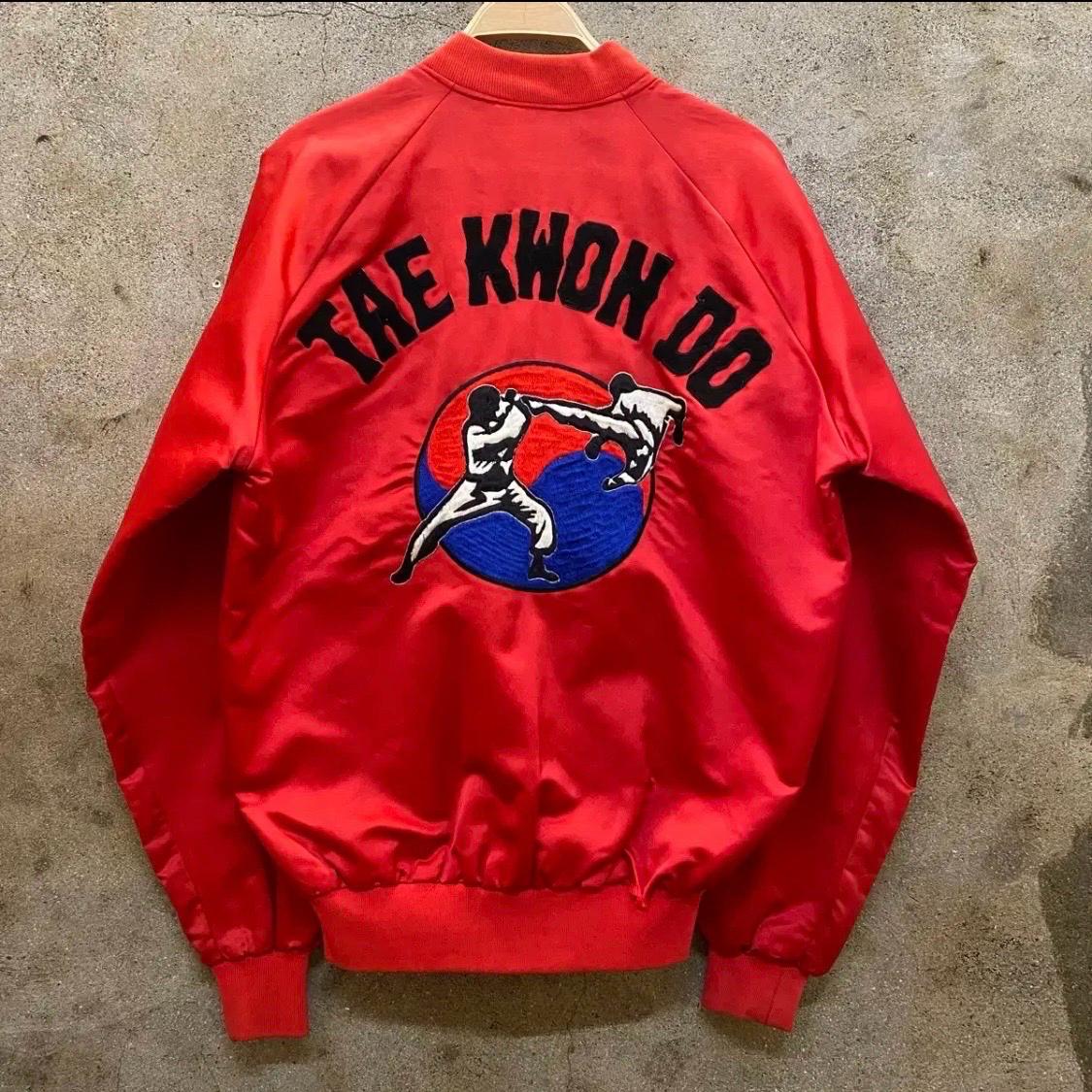 레어 90s USA 태권도 사틴 자켓 2