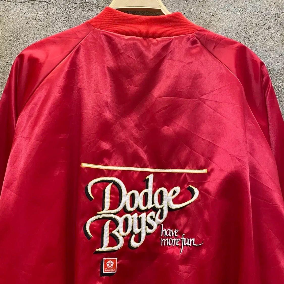 [20%세일] 새상품급 90s Made in USA 닷지보이스 사틴 자켓 3