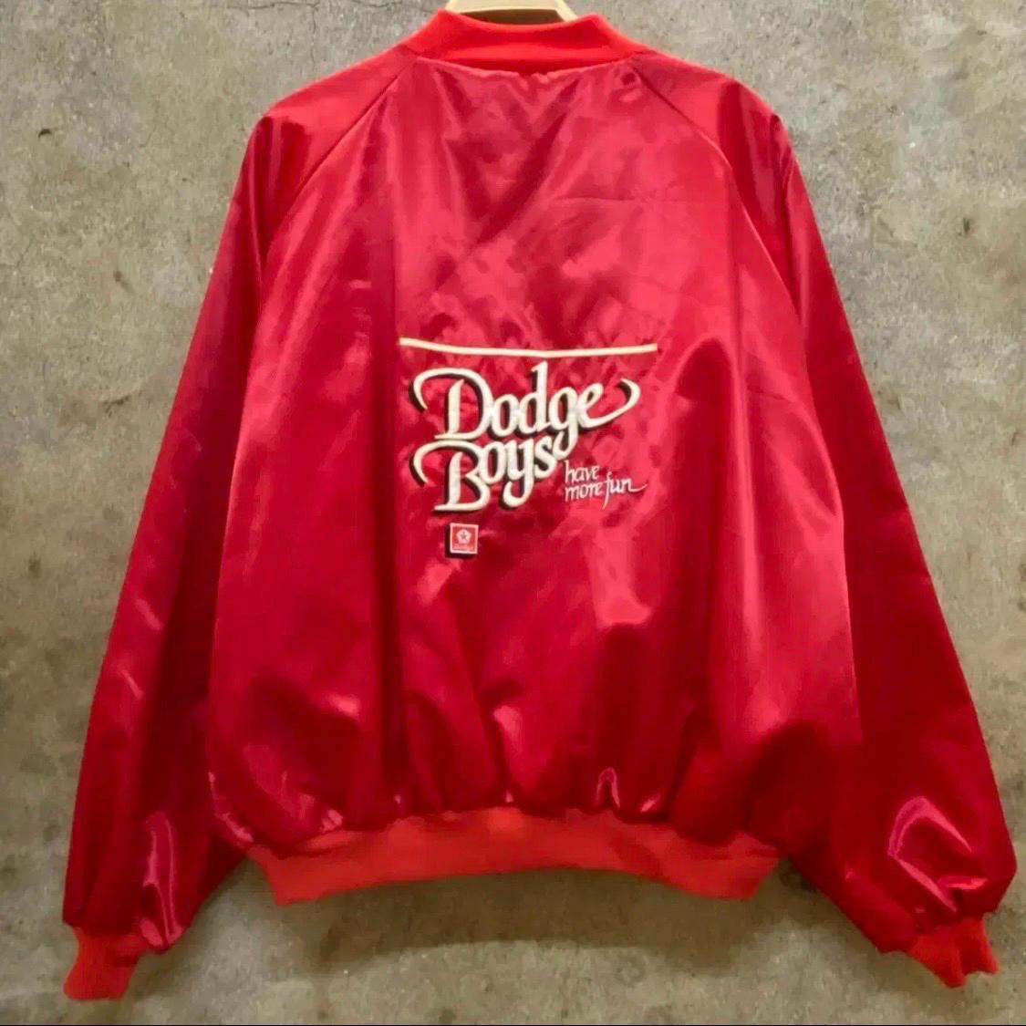 [20%세일] 새상품급 90s Made in USA 닷지보이스 사틴 자켓 2