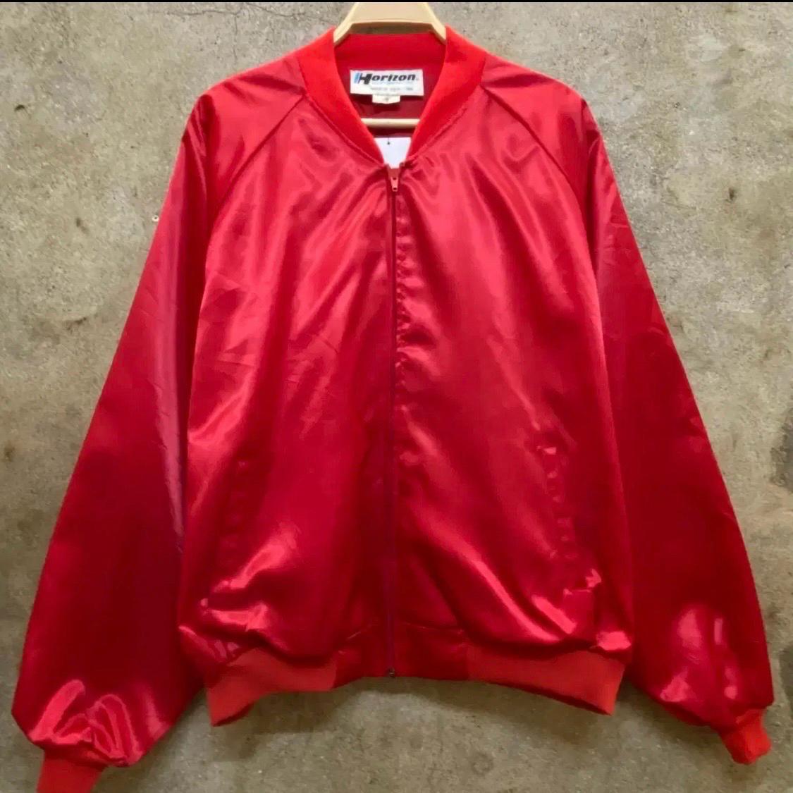 [20%세일] 새상품급 90s Made in USA 닷지보이스 사틴 자켓 5