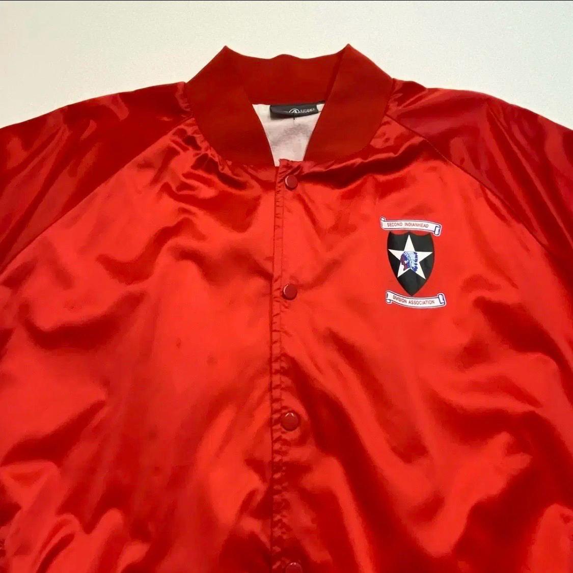 [30%세일] 레어 80s Made in USA 인디언헤드 사틴 자켓 5