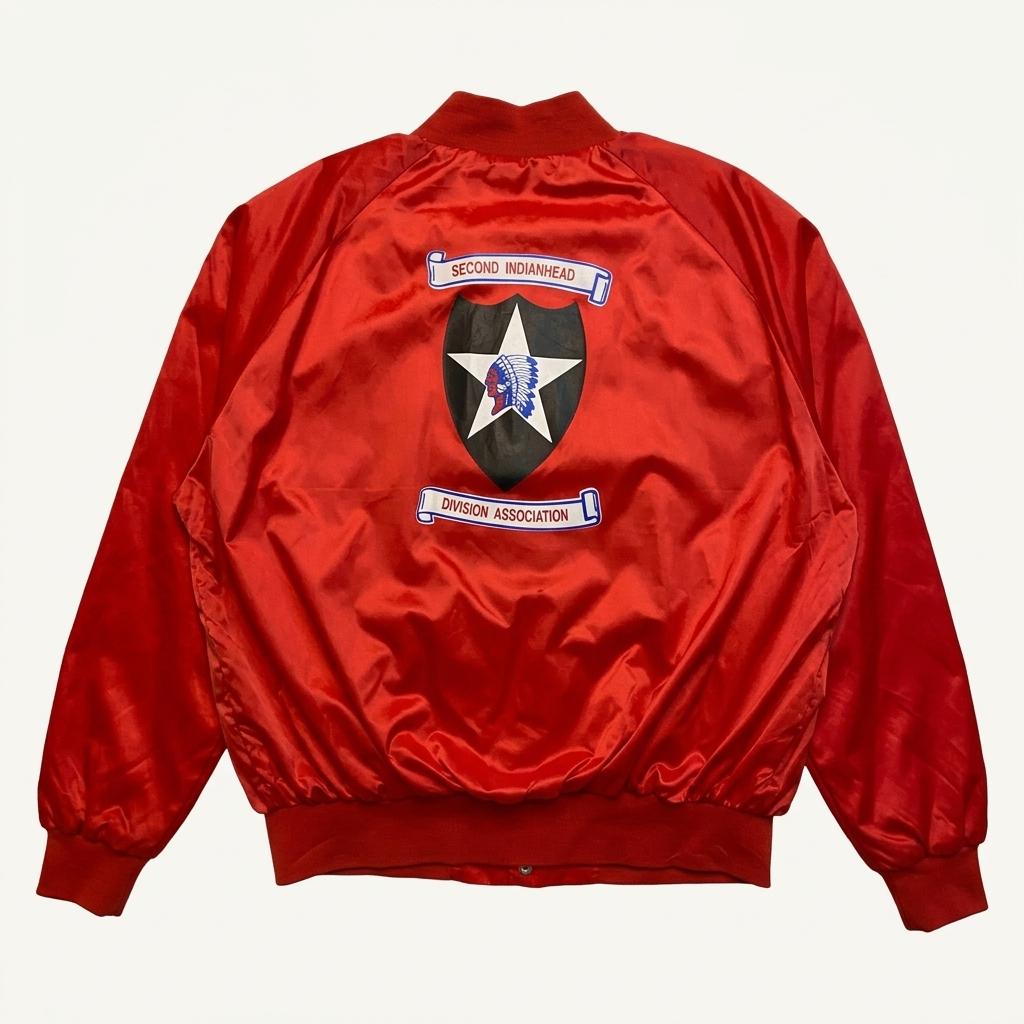 [30%세일] 레어 80s Made in USA 인디언헤드 사틴 자켓 1