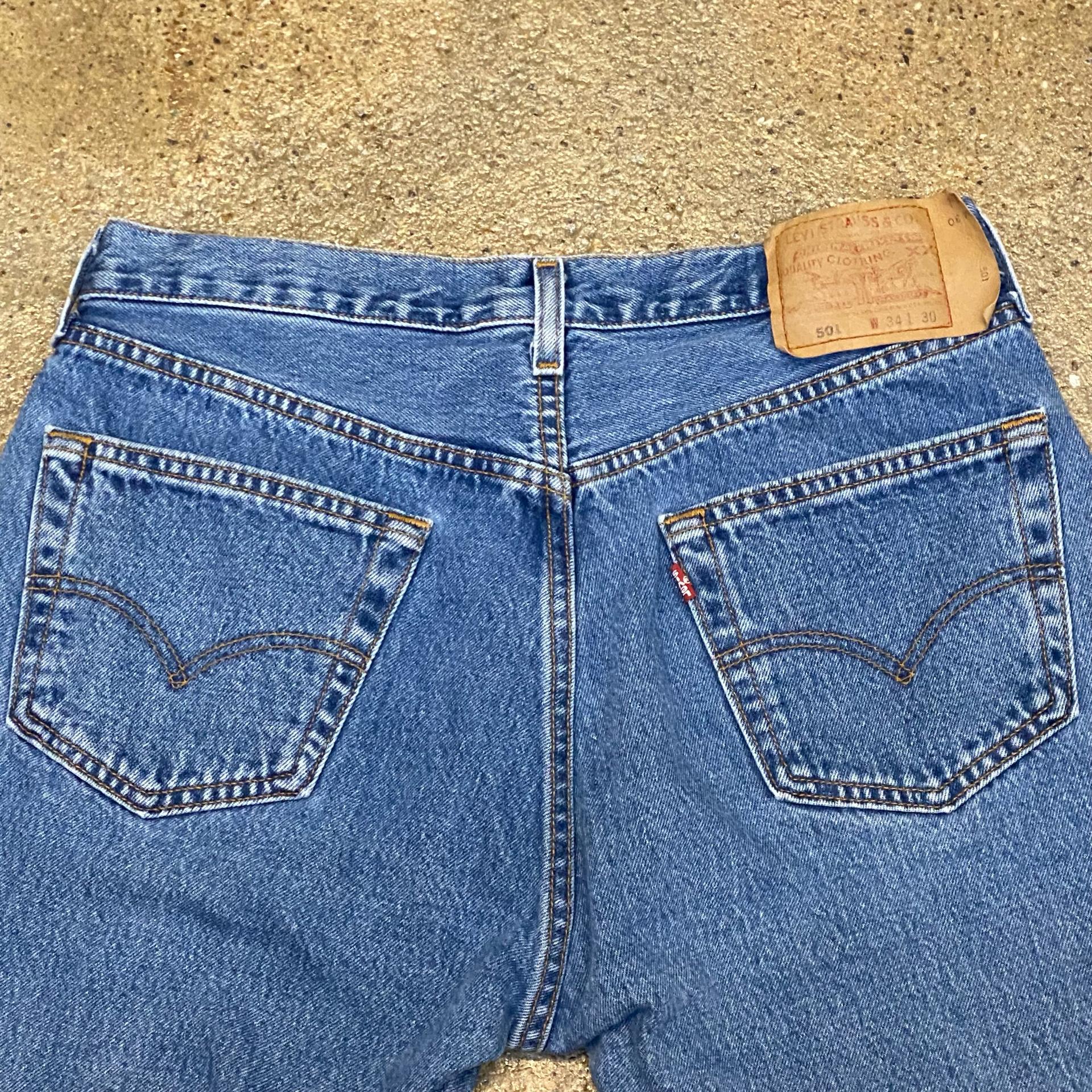 90s Made in USA 빈티지 리바이스 501 청바지 7