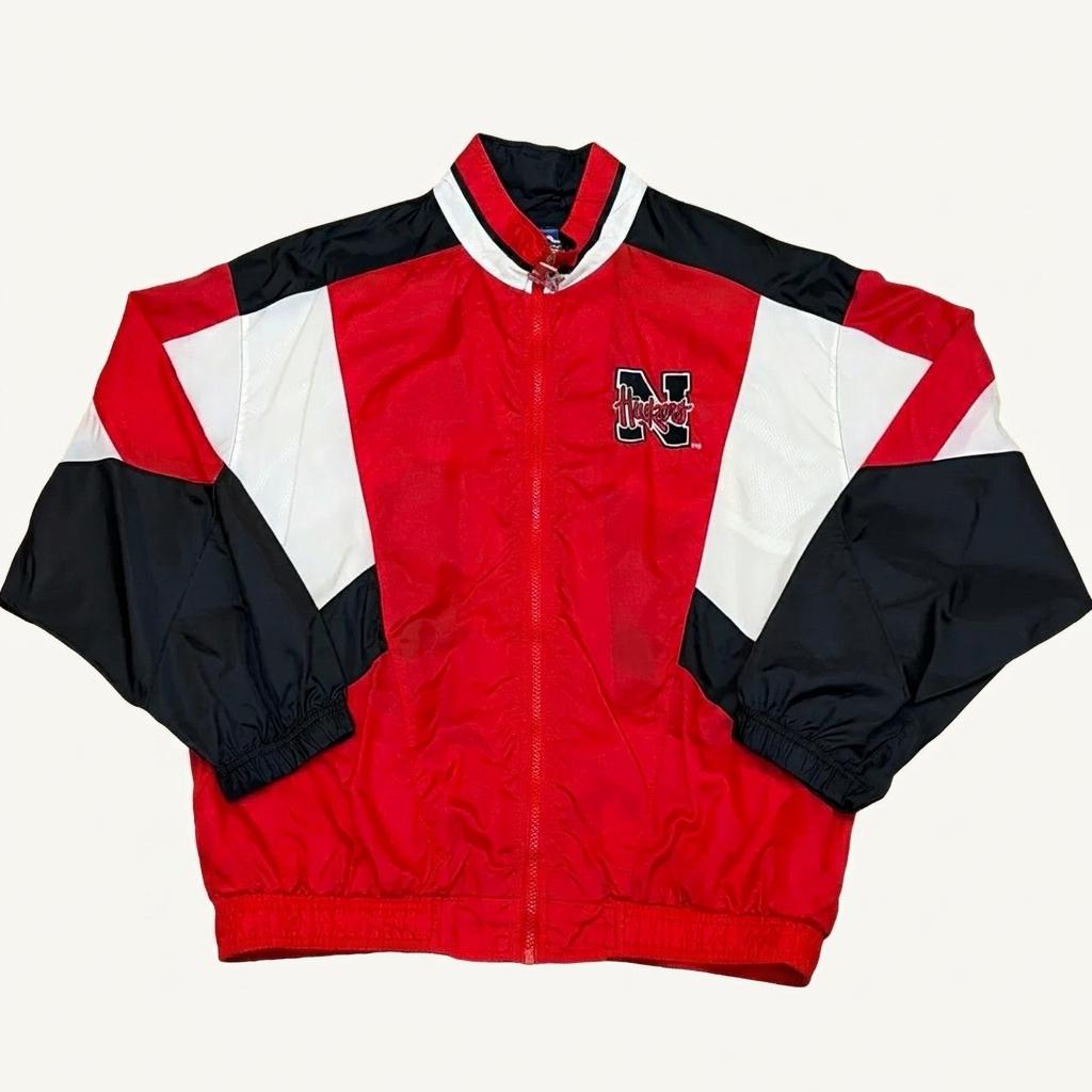 [30%세일] 90s 미국 빈티지 스타터 네브래스카 콘허스커스 바람막이 1