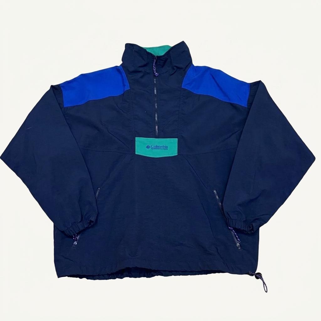 [30%세일] 레어 90s USA 빈티지 컬럼비아 아노락 바람막이 1