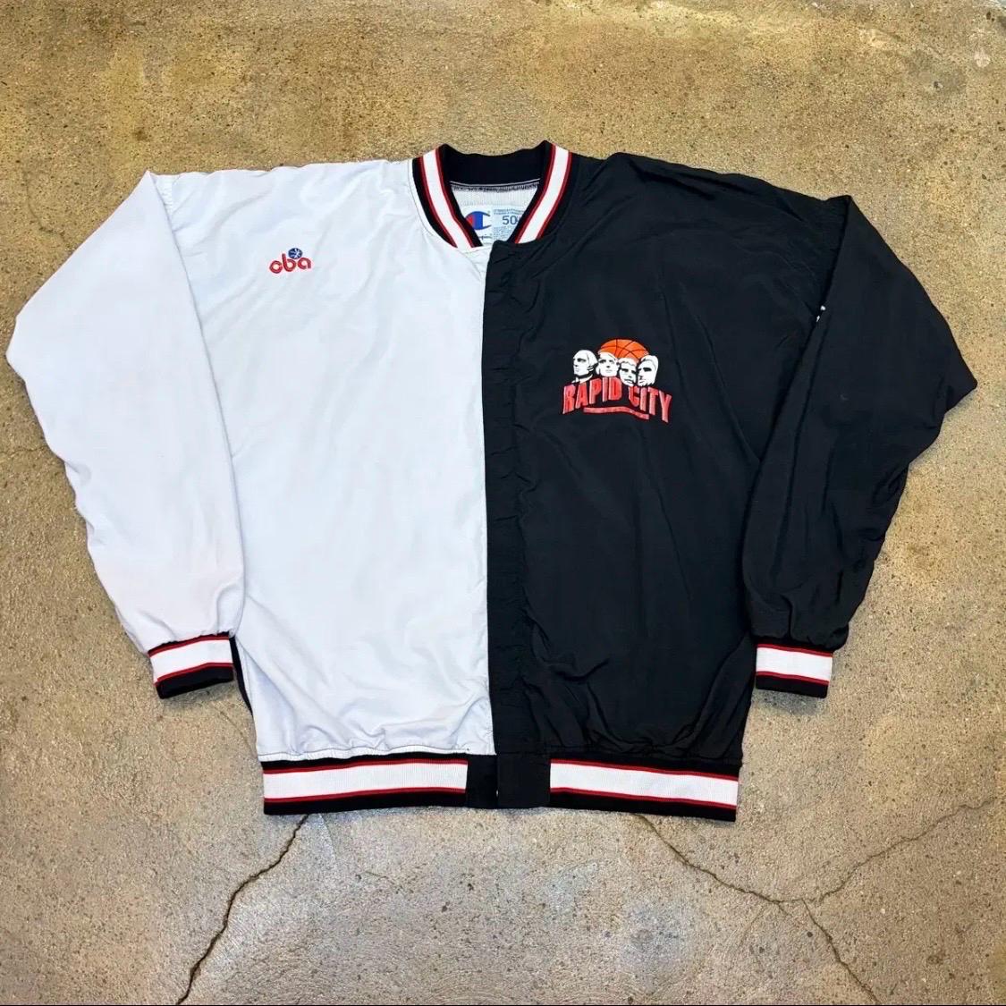 레어 90s USA 빈티지 챔피온 농구 러시모어 슈팅저지 바람막이 2