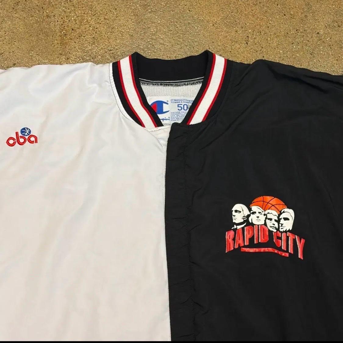 레어 90s USA 빈티지 챔피온 농구 러시모어 슈팅저지 바람막이 4