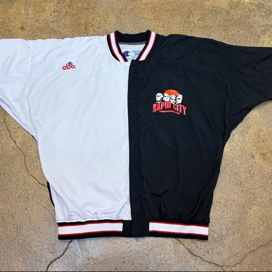 레어 90s USA 빈티지 챔피온 농구 러시모어 슈팅저지 바람막이 3