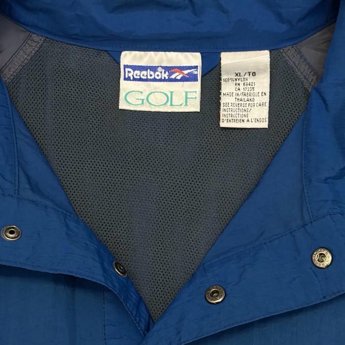[20%세일] 레어 90s 미국 빈티지 리복 골프 아노락 바람막이 윈드브레이커 풀오버 6