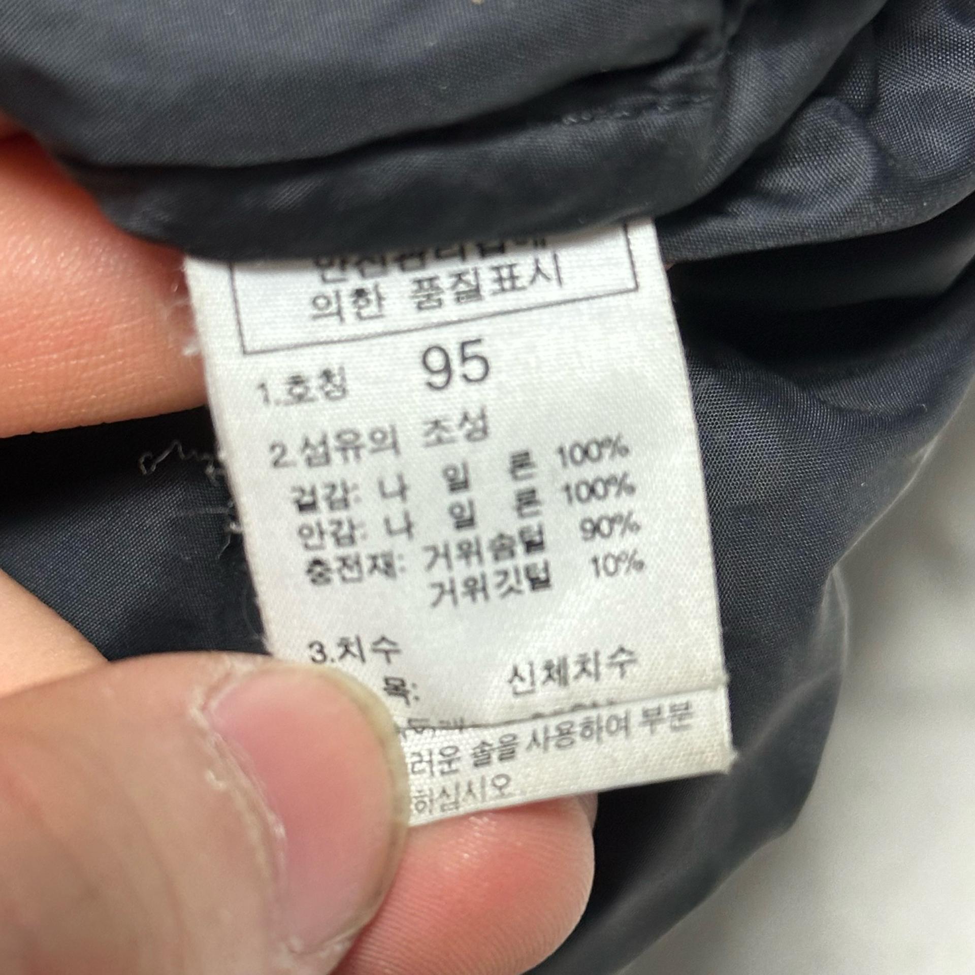 95 노스페이스 눕시 700 구스 다운 그레이 패딩 6
