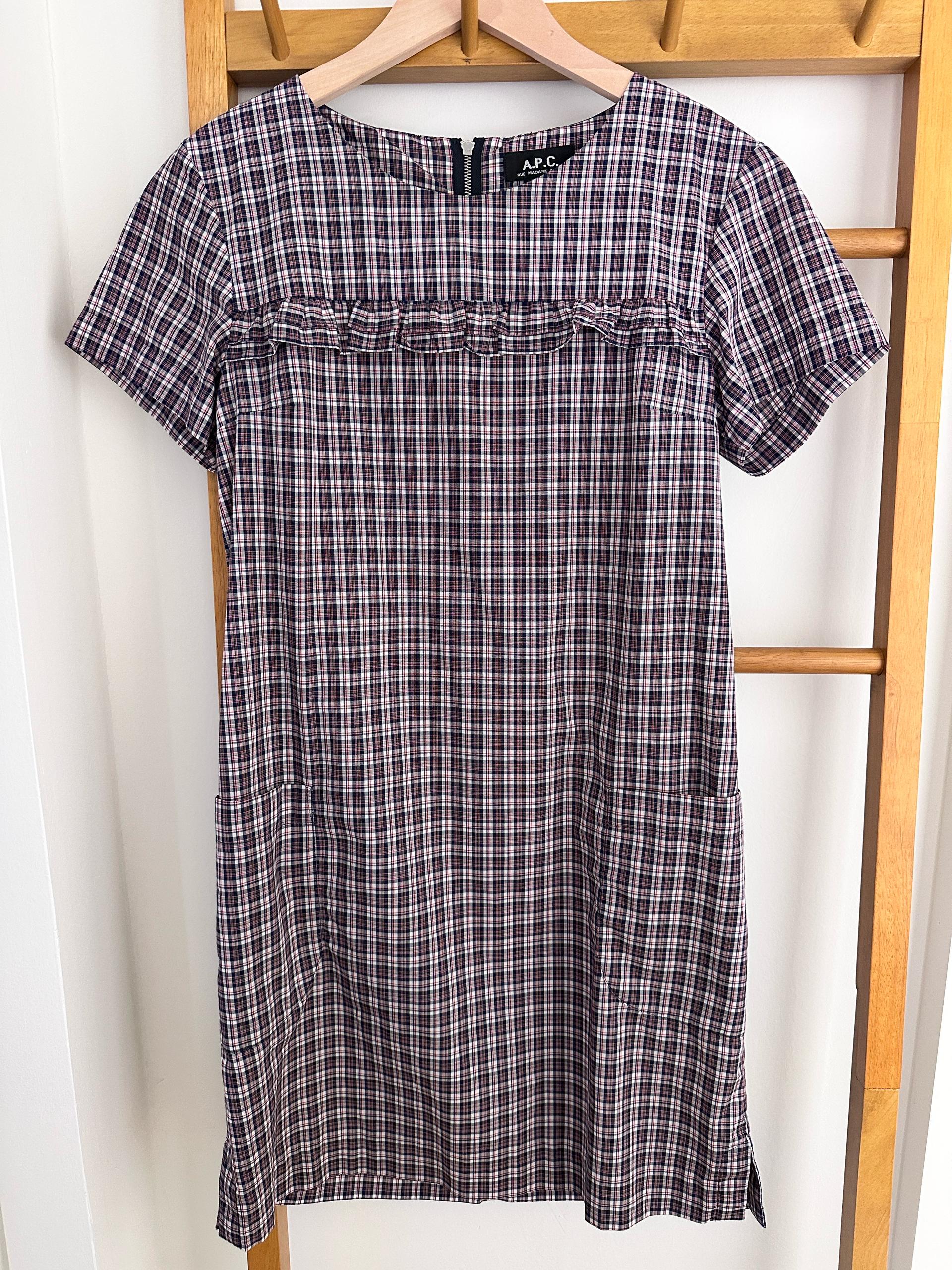 A.P.C 체크 원피스(사이즈-s) 2